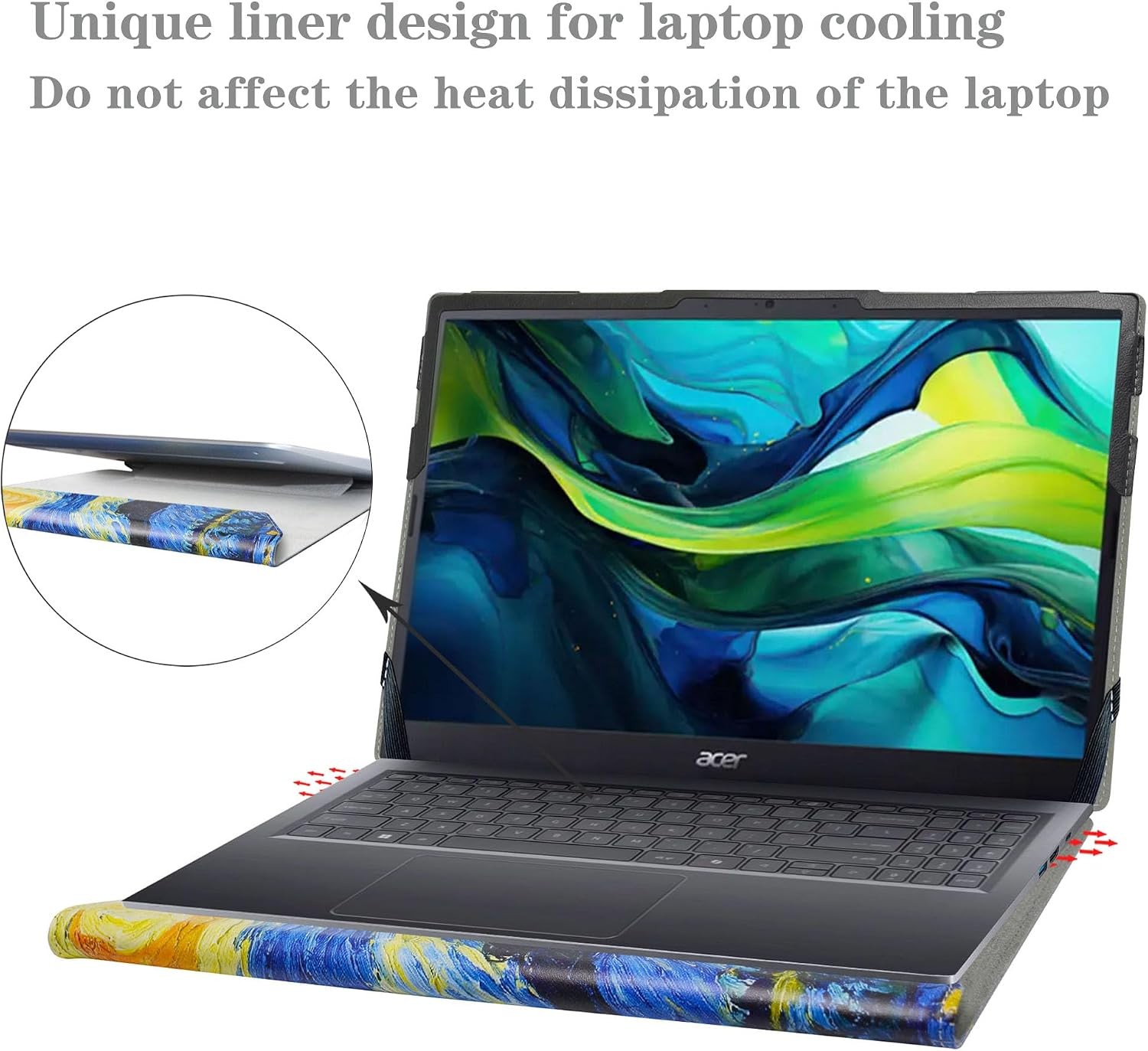 Protective Case for Acer Aspire 15 A15-61M A15-51M Aspire Go 15 AG15-71PT AG15-2