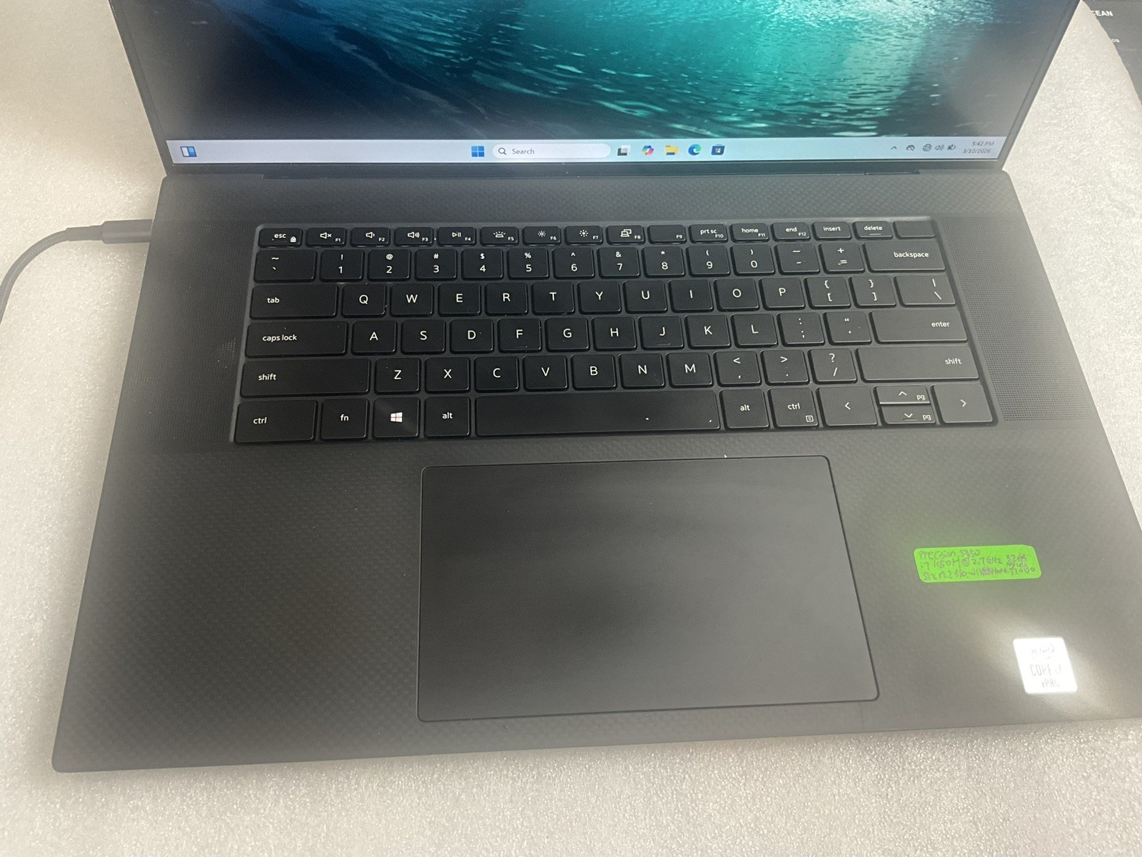 Dell Precision 5750 17″ i7-10850H, 32GB Ram 512GB SSD Windows 11 Home T2000