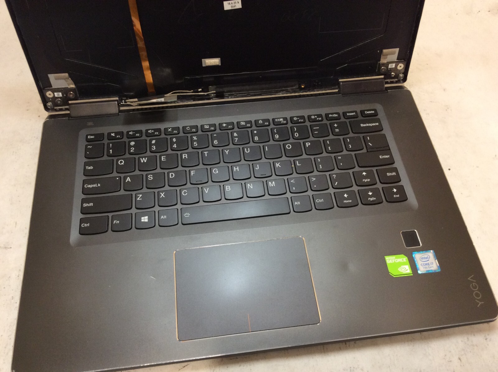Lenovo YOGA 710-15IKB Laptop 15″ Intel Core i7 7th Gen WON’T TURN ON -PP