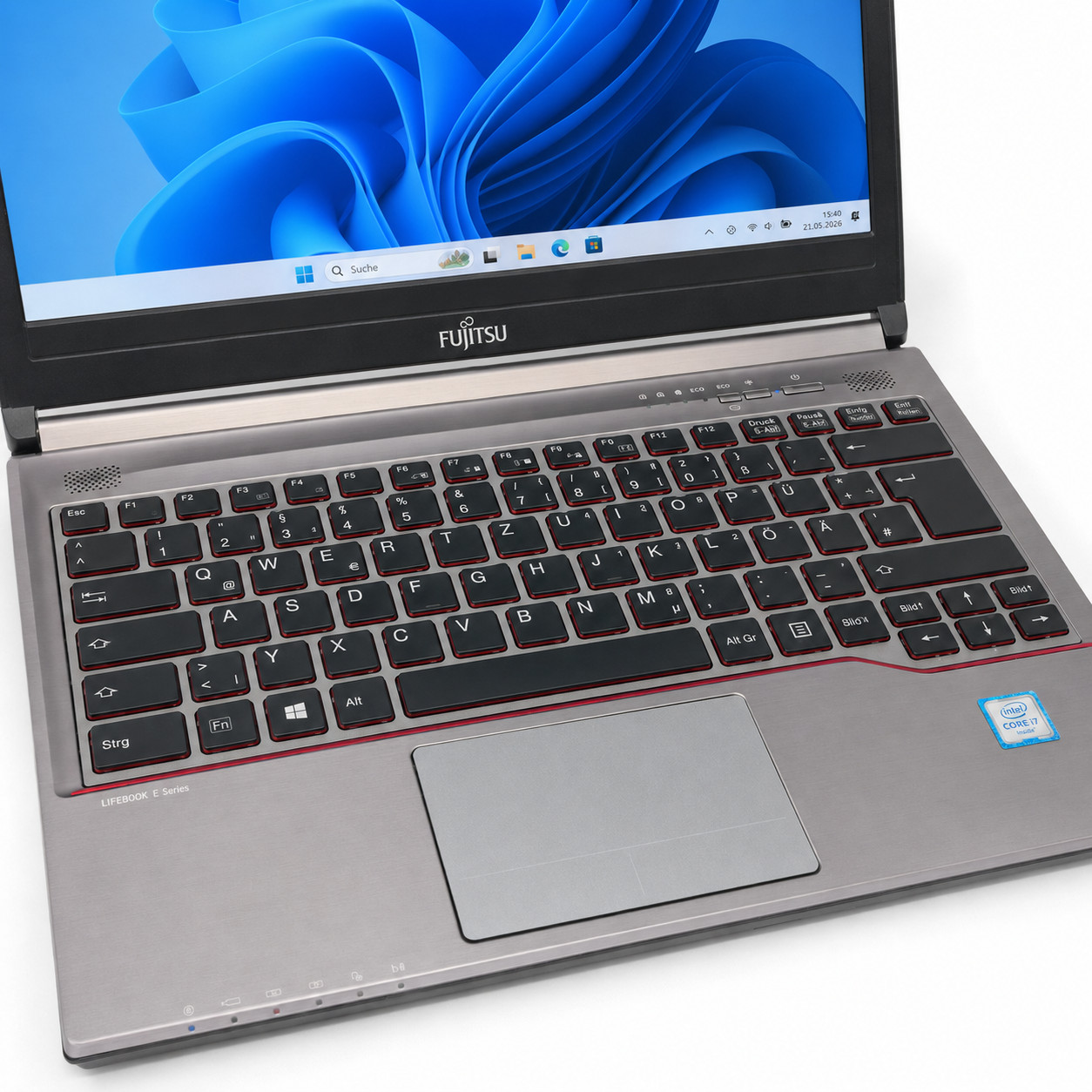 Fujitsu LifeBook E736 IntelCore i7-6th gen 256GB SSD 8/16GB RAM Win11 Pro LTE