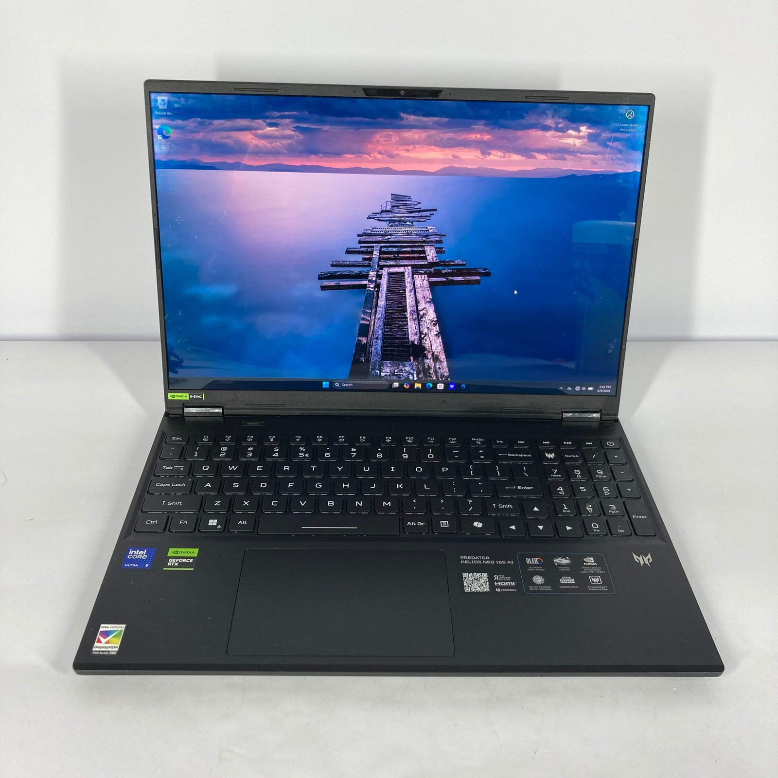 Acer Predator Helios Neo 16S AI PHN16S-71-91AW 16″ ultra 9 275HX 2.7GHz 16GB