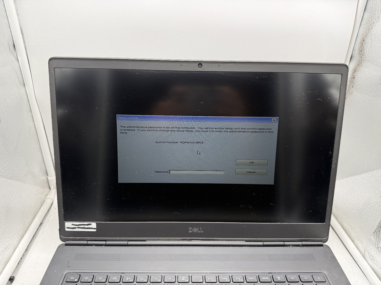 Dell Precision 7750 I7-10850H 32GB Nvidia Quadro T1000, No SSD Bios LOCK (READ)