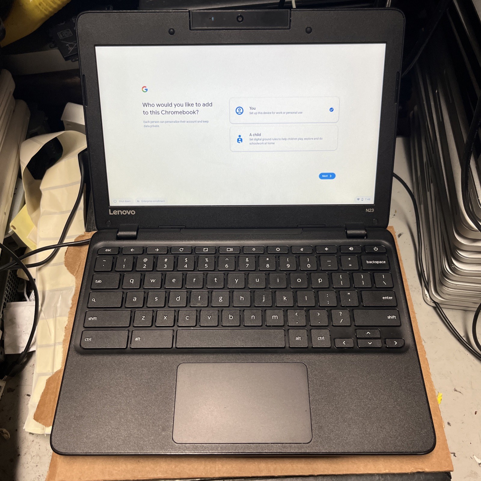 Lot of 10 Lenovo N23 Chromebook 11.6″ Intel Celeron 4 GB – 16 GB HDMI Webcam