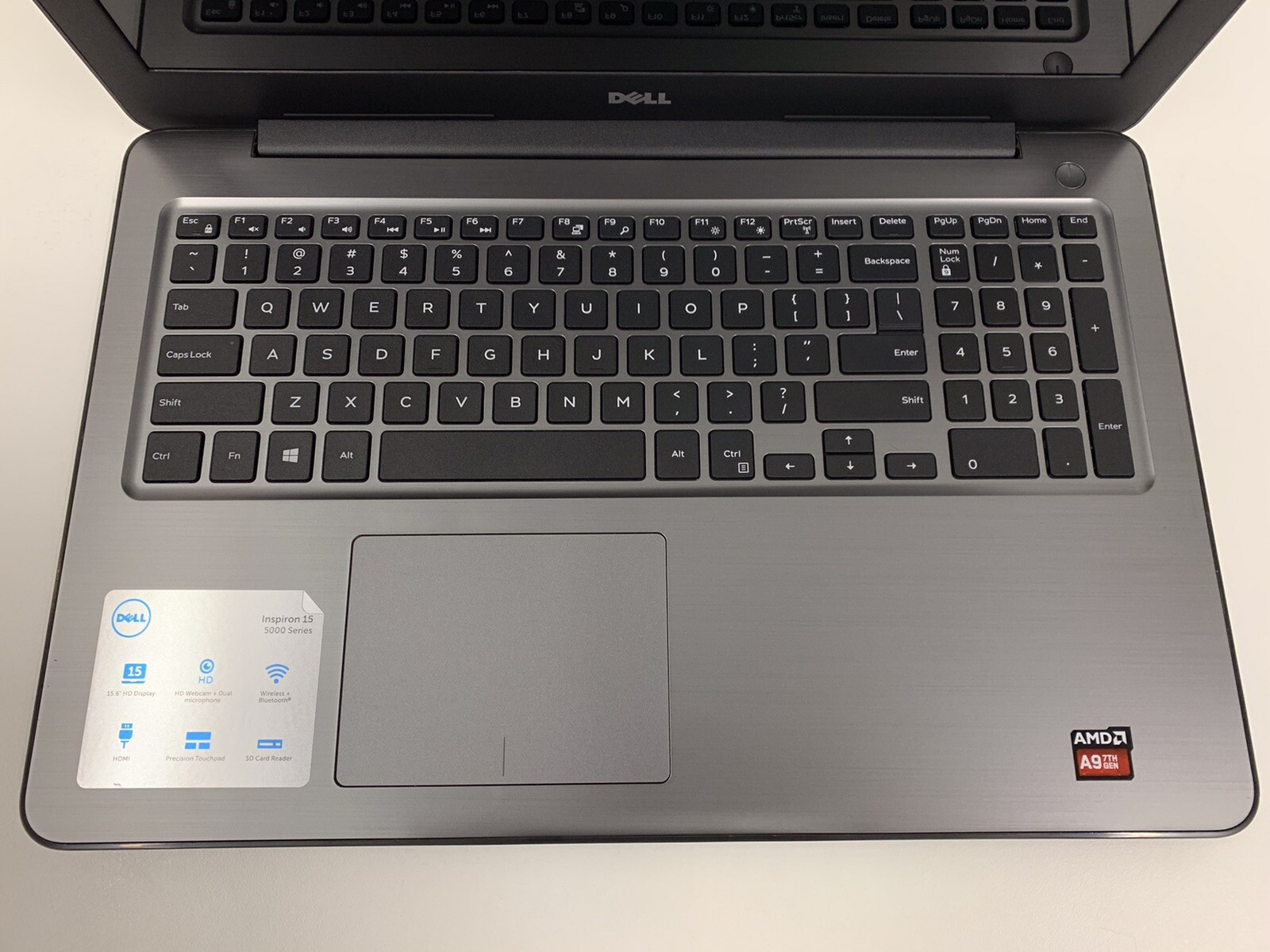 Dell Inspiron 5565 AMD A9-9400 Radeon R5 2.4GHz | NO RAM/HDD | For Parts | #T239