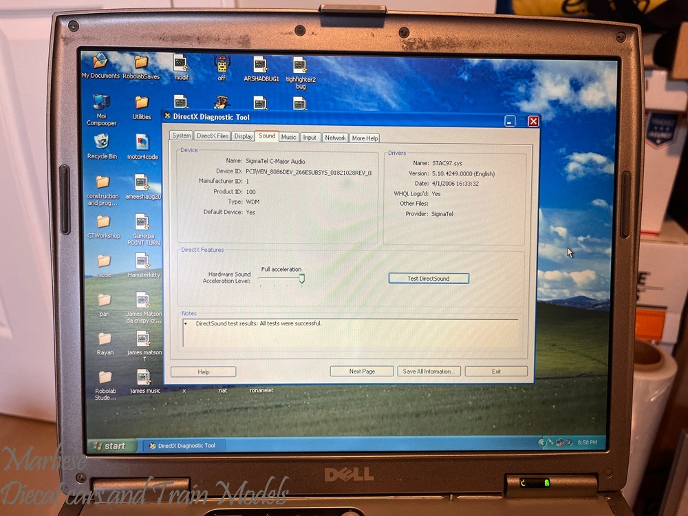 Dell Latitude D610 – Pentium M – Windows XP – Tested Working