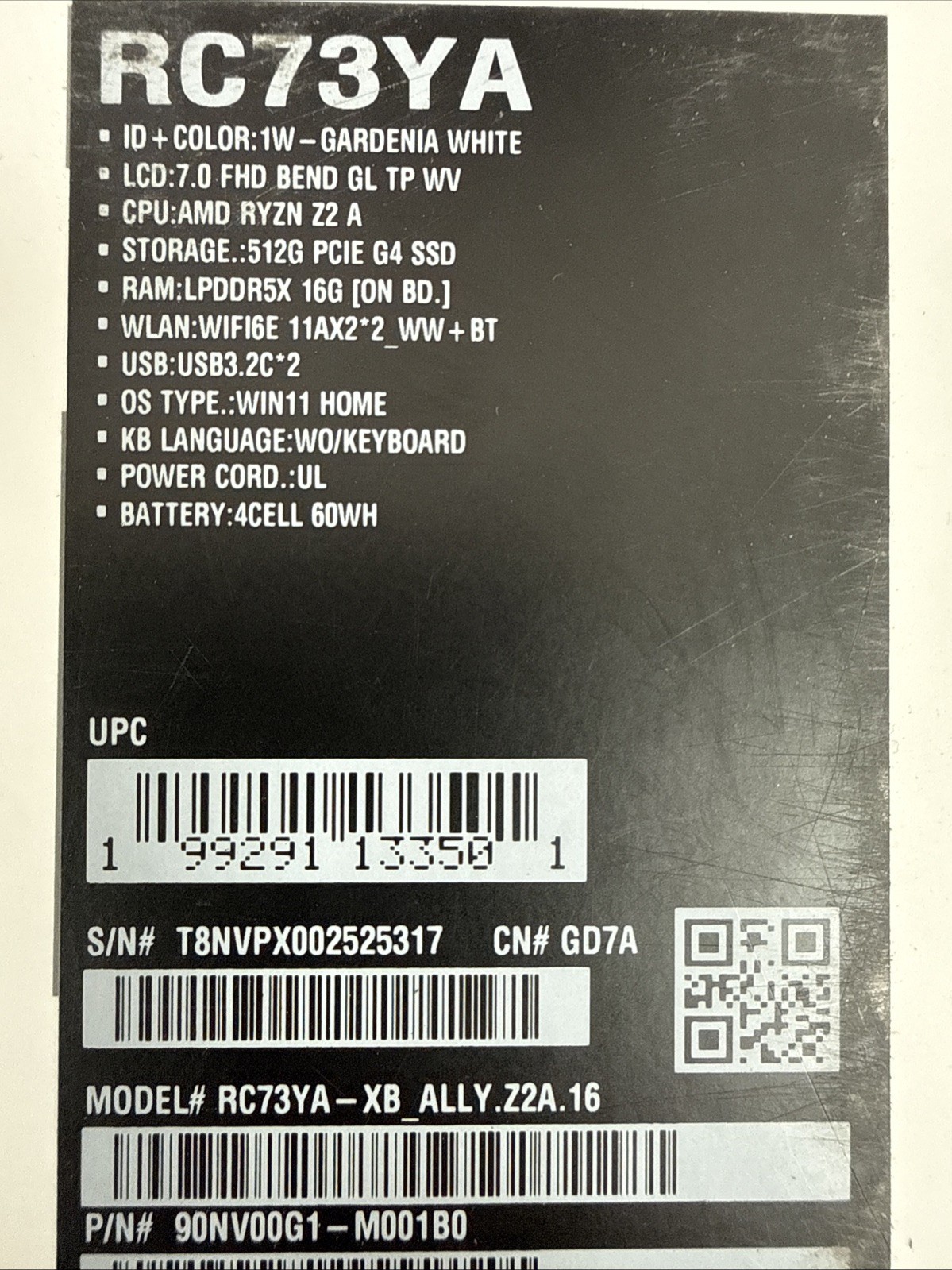 ASUS ROG XBOX Ally 7″ 120Hz Touchscreen Ryzen Z2 A 16GB RAM 512GB SSD