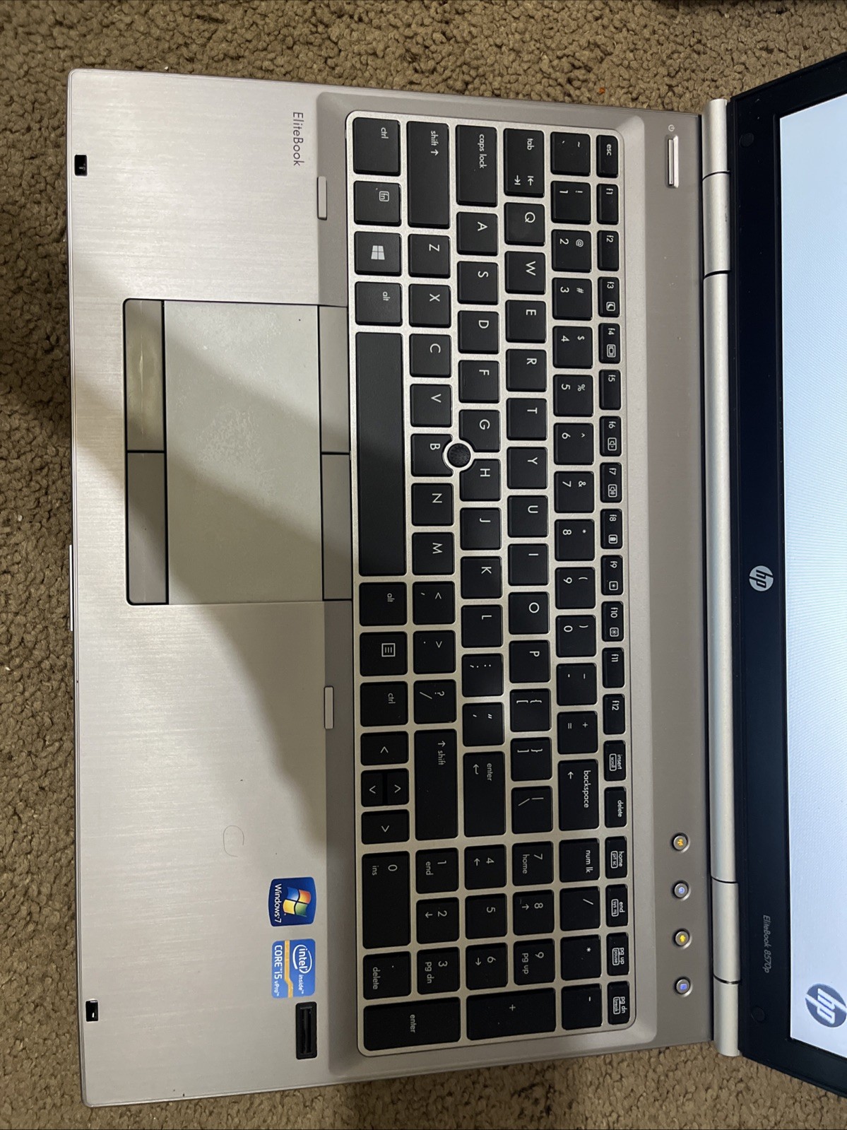HP EliteBook 8570P Intel i5 2.5GHz – Read Description Before Buy