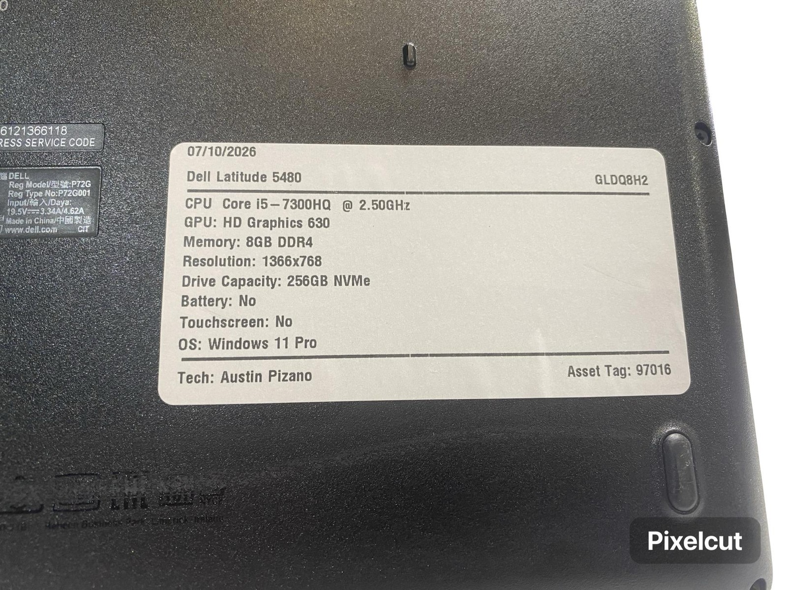 Dell Latitude 5480 i5 6300U 8GB 256GB Windows 11 Pro Battery Grade C