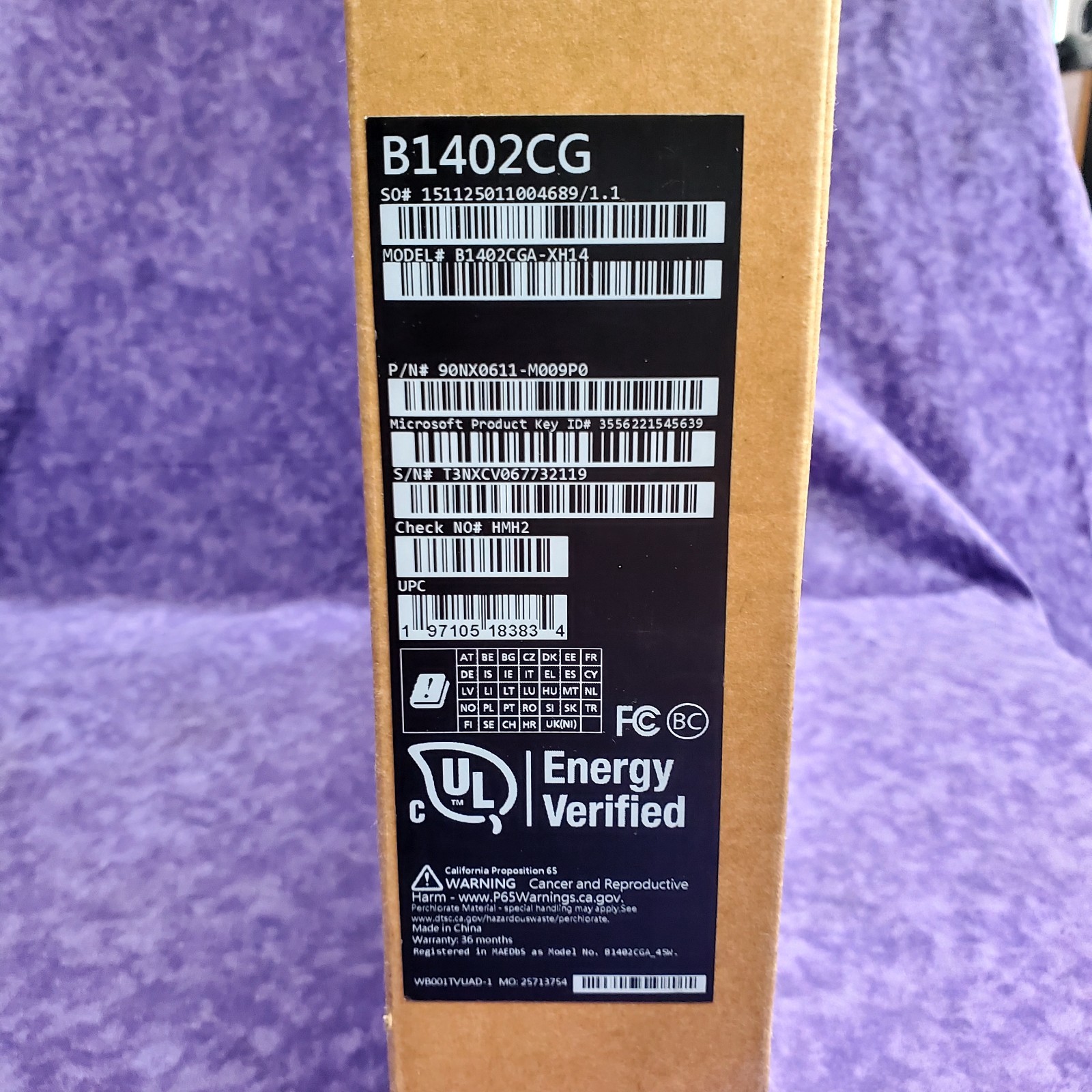 💥BRAND NEW💥ASUS EXPERTBOOK B1402CG 14″ INTEL N100 4GB RAM 128GB SSD WIN 11 PRO