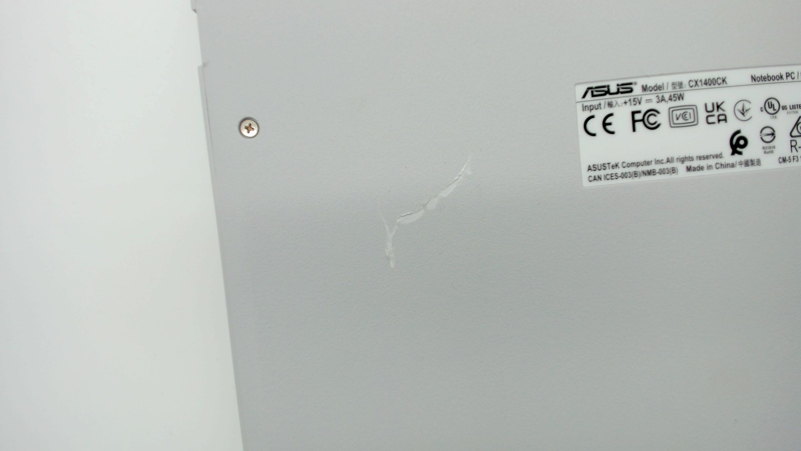 Asus Chromebook CX1 14″ Intel Celeron N4500 4GB 64GB CX1400CKA-DB44 PC1701517