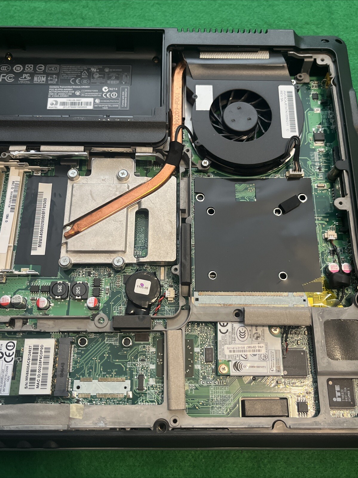 Gateway MD2614U Motherboard AMD Turion X2 RM-72 2.1Ghz DDR2 @10A4