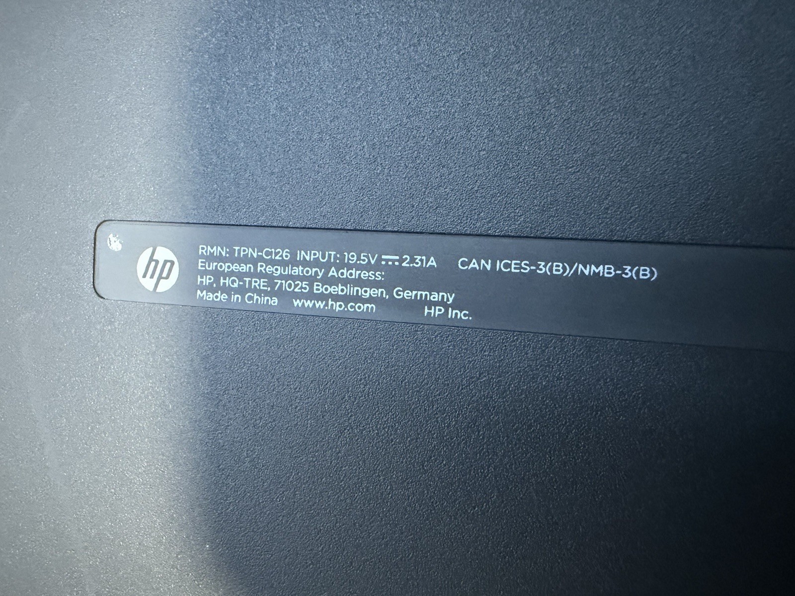 HP 15-bw004wm 15.6in Laptop AMD A-Series 4GB RAM 500GB HDD Win 10 Black