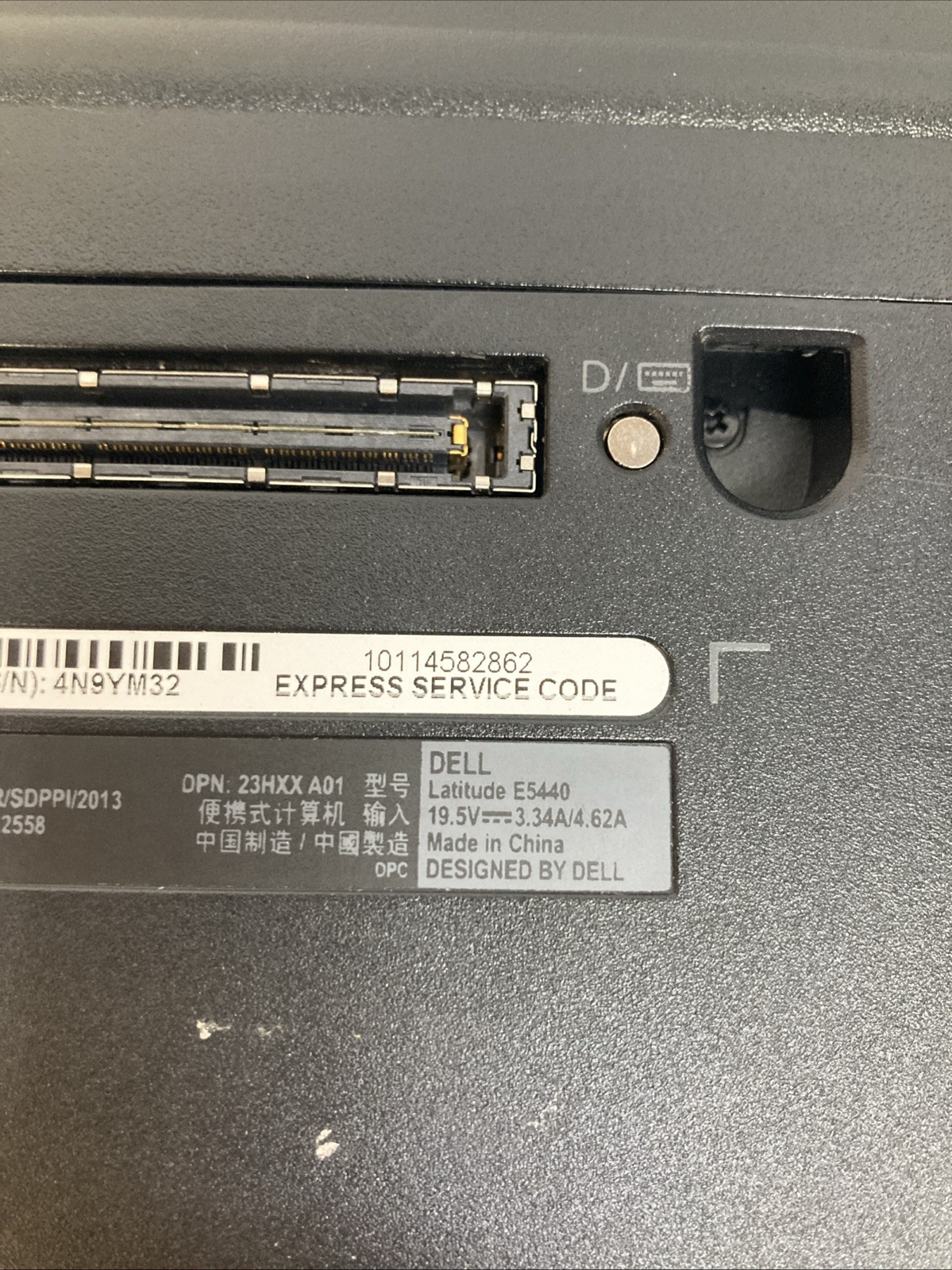 Dell Latitude E5440 Intel Core i5-4310U 2.0GHz 4GB RAM No HDD Boot to BIOS