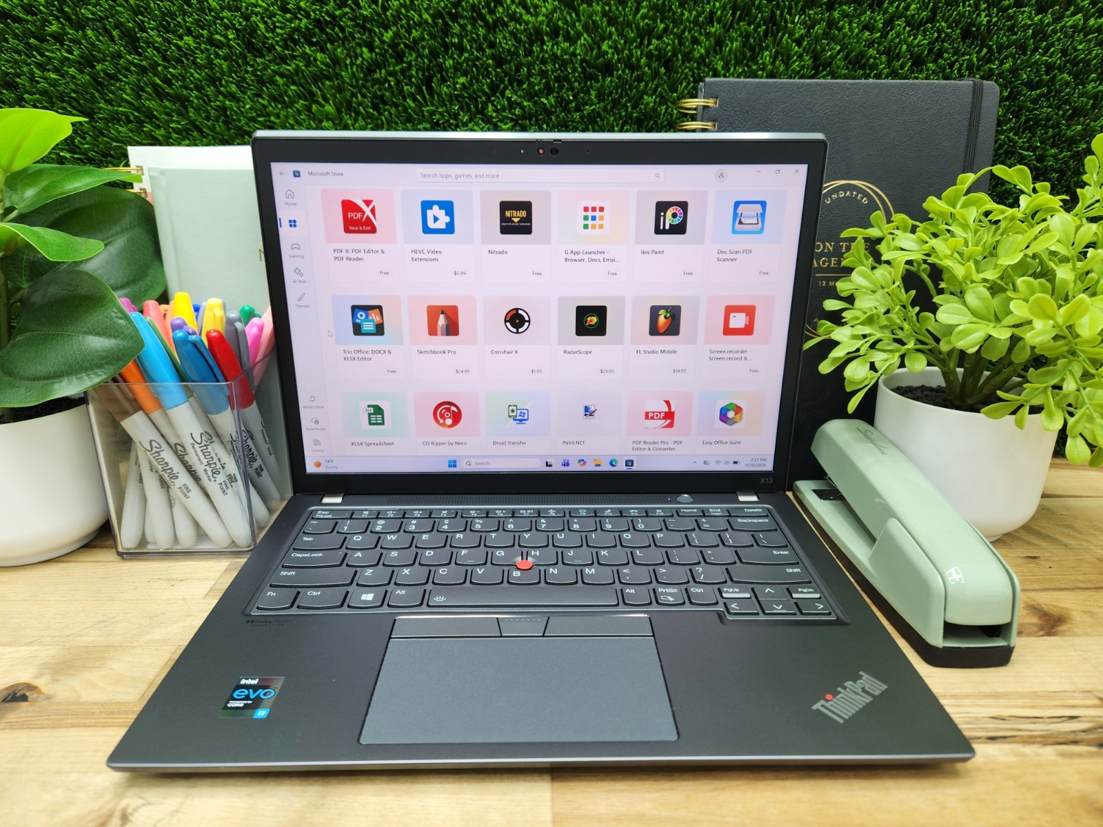 Lenovo ThinkPad X13 Gen 2 Touchscreen i7-1165G7 16GB 256GB SSD Windows 11 Pro ~