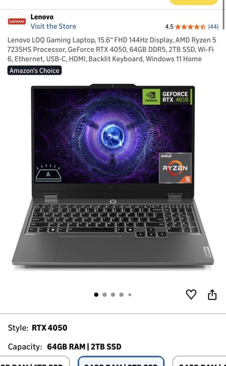 Lenovo LOQ gaming Laptop