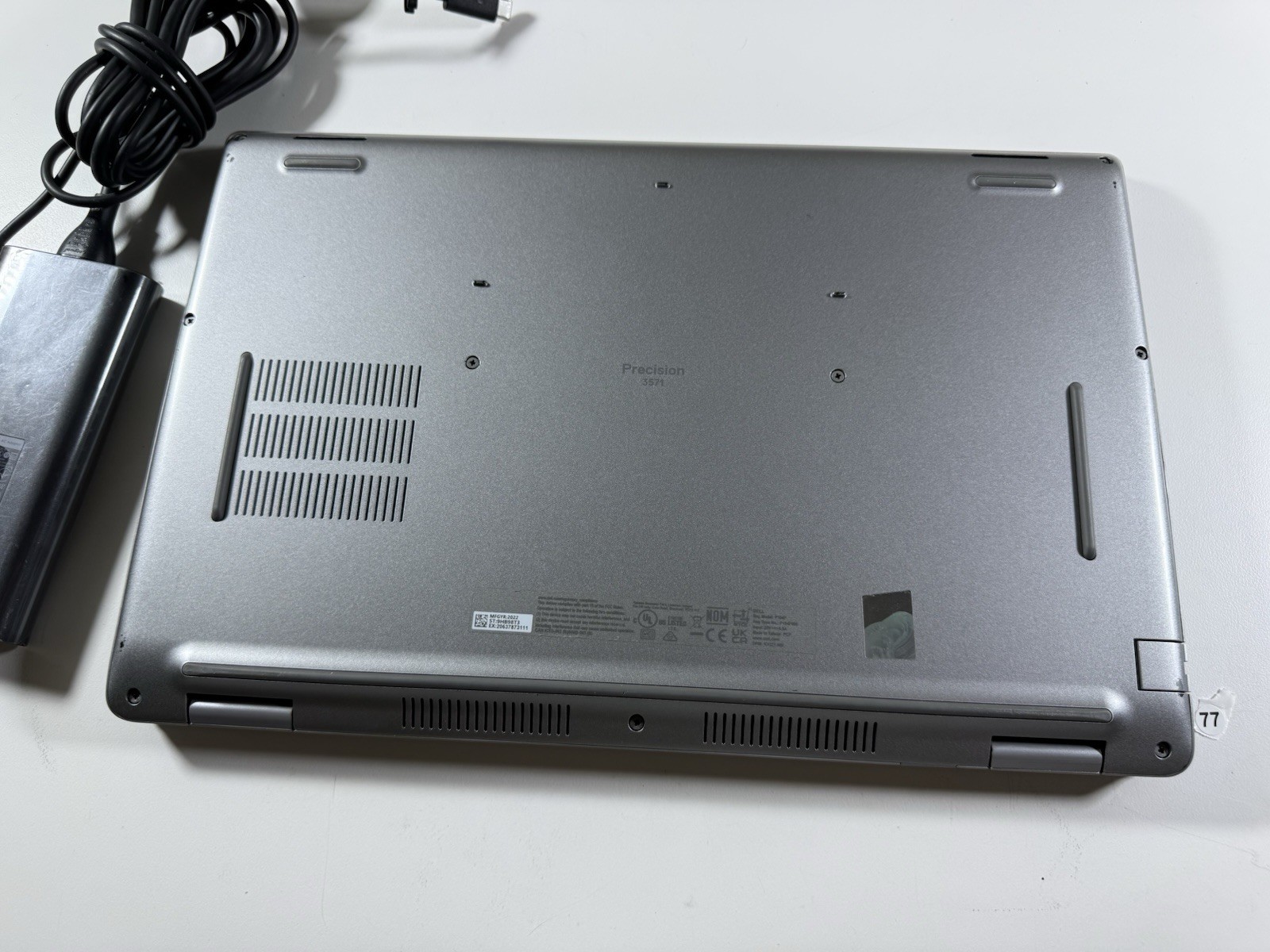 Dell 15.6″ Precision 3571 i7-12800H 8GB DDR5 512GB WIN 11 Nvidia T600 NO BATTERY