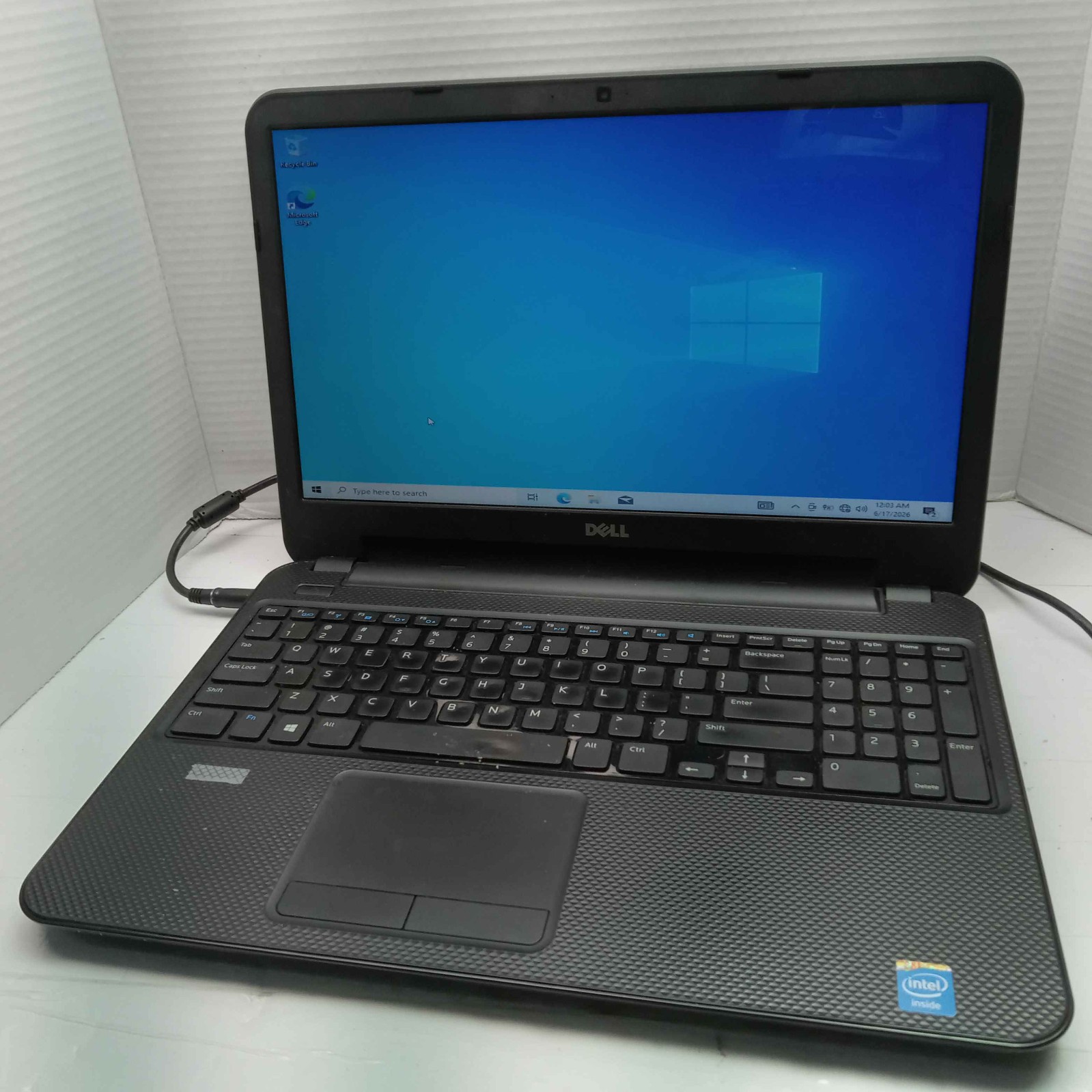 Dell Inspiron 3521 Windows 10 Laptop Celeron 1017U 4GB RAM 320GB HDD No Batt ^
