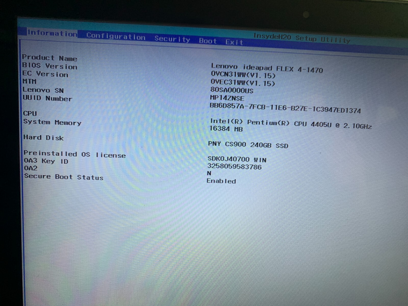 Lenovo IdeaPad Flex4 1470