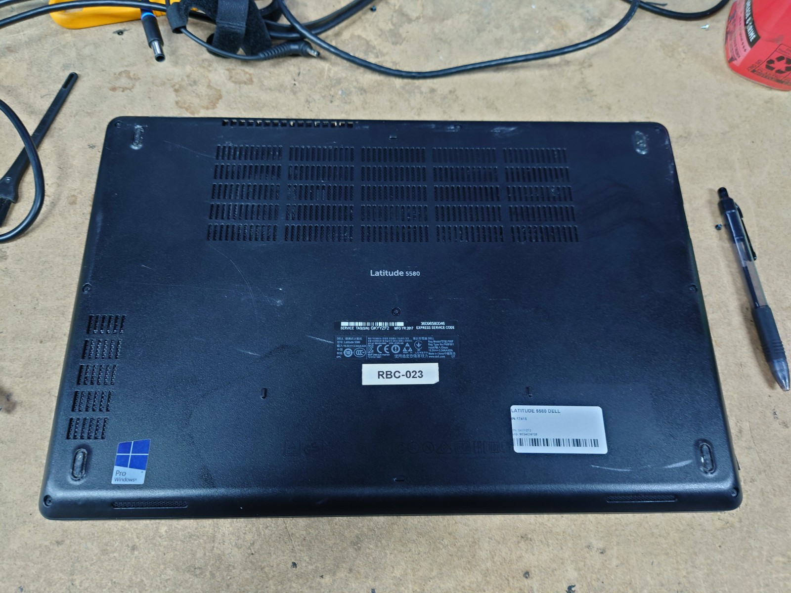 Dell Latitude 5580 15.6″ FHD i7-7820HQ 16GB RAM No OS/SSD
