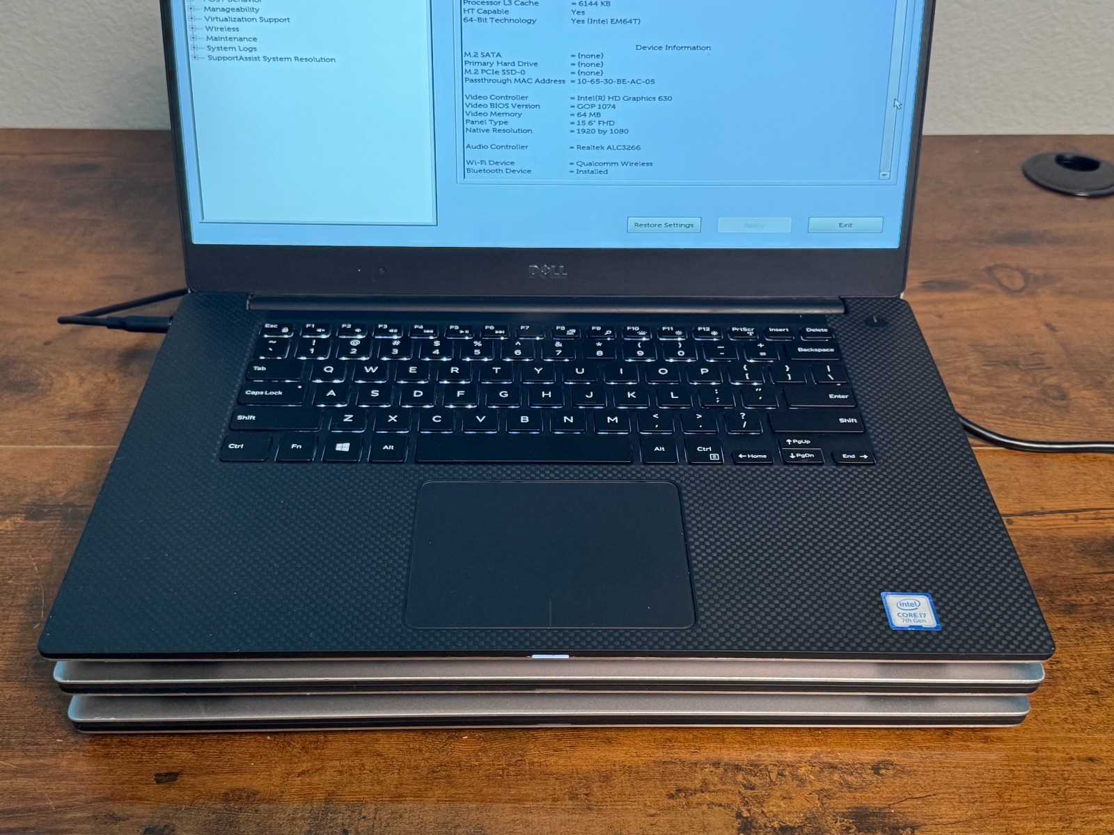 Lot of 3 Dell Precision 5520 FHD Intel I7-7700HQ 16GB RAM NO SSD T1200M NO OS