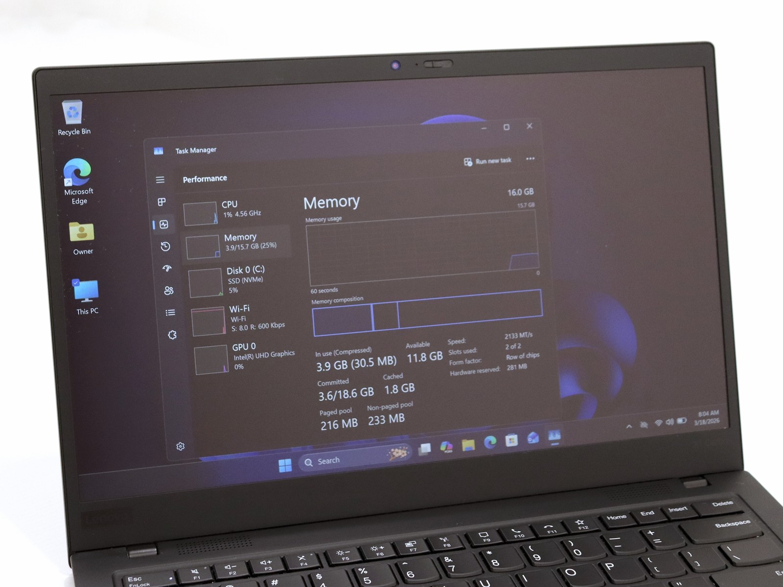 Lenovo ThinkPad X1 Carbon Gen 8 14.0″ FHD Touch i7-10610U 16GB 256GB NVMe W11P