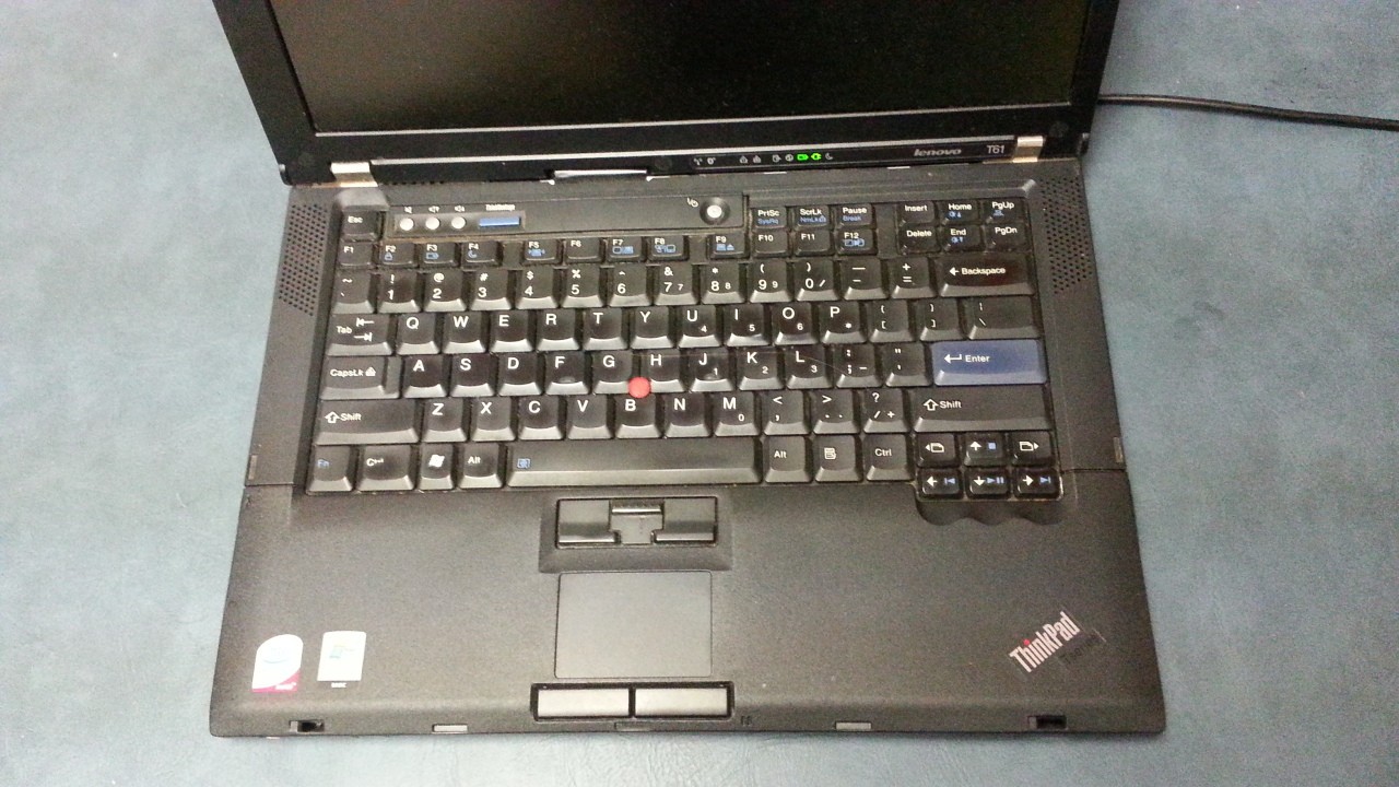 14″ LENOVO T61 INTEL CLEAN INSTALL W7 PRO C2D 64bit SAMSUNG 320GB HDD THINKPAD