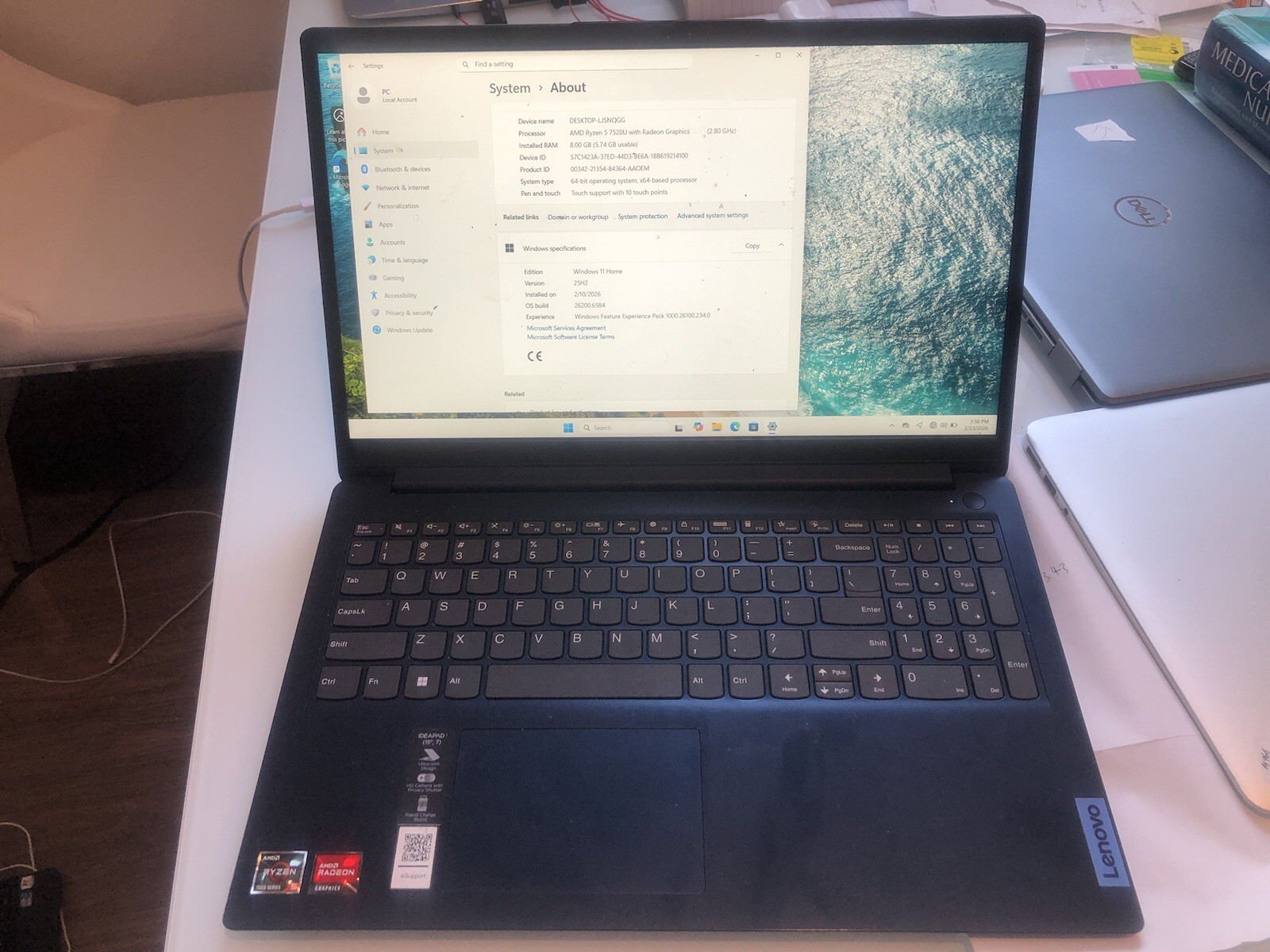 LENOVO IDEAPAD1 15AMN7