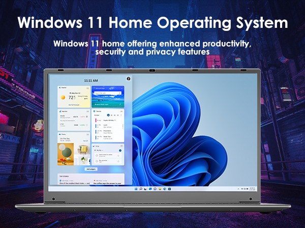 SGIN 15.6/17.3 inch Laptop 128GB 256GB 512GB SSD Intel Celeron WIFI Windows 11