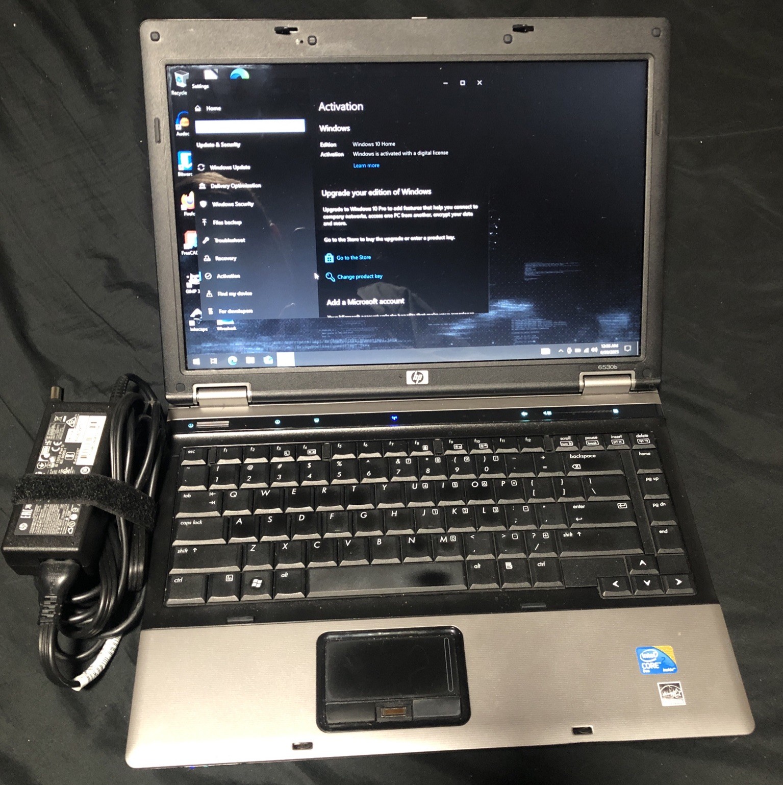 Win10/Linux Dual-Boot HP Compaq 6530b Laptop w/ LightScribe CD/DVD Burner/Writer