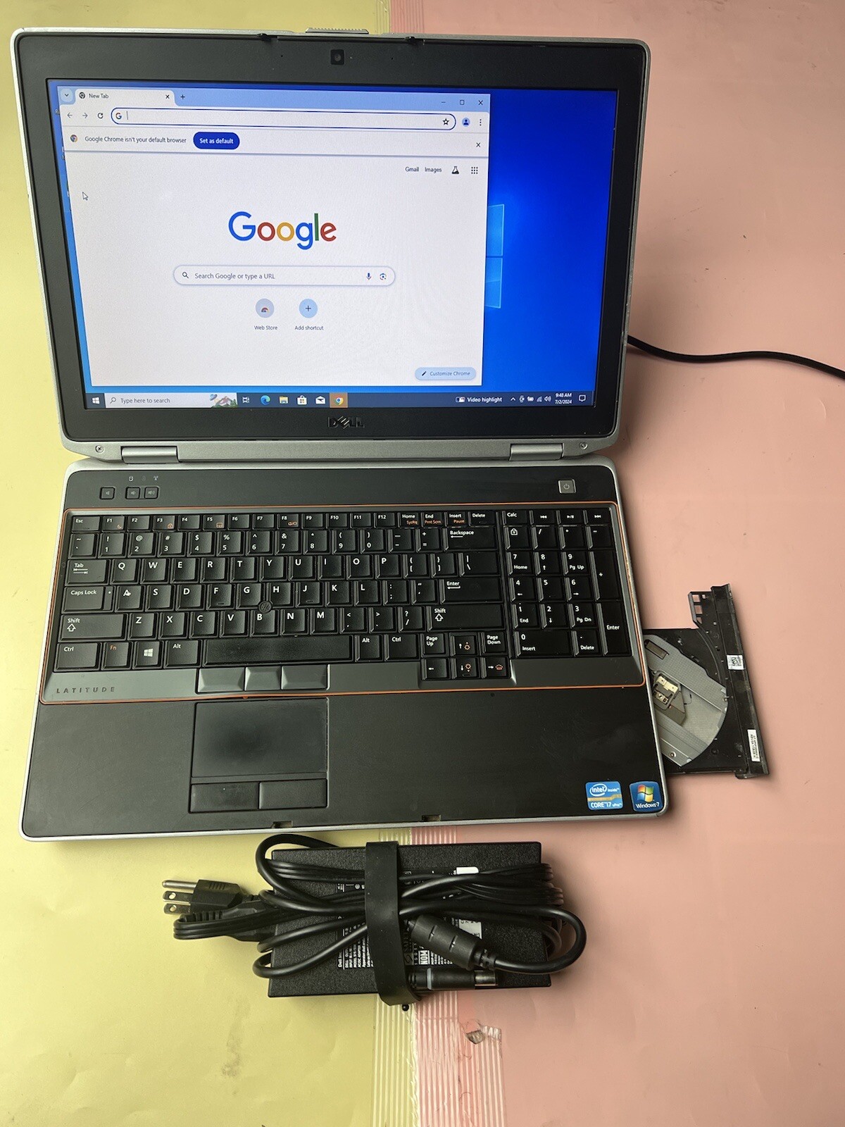 Dell Latitude E6520 Core i7-2620M 2.70GHz 8GB RAM 500GB BACKLIT BLUETOOTH WEBCAM
