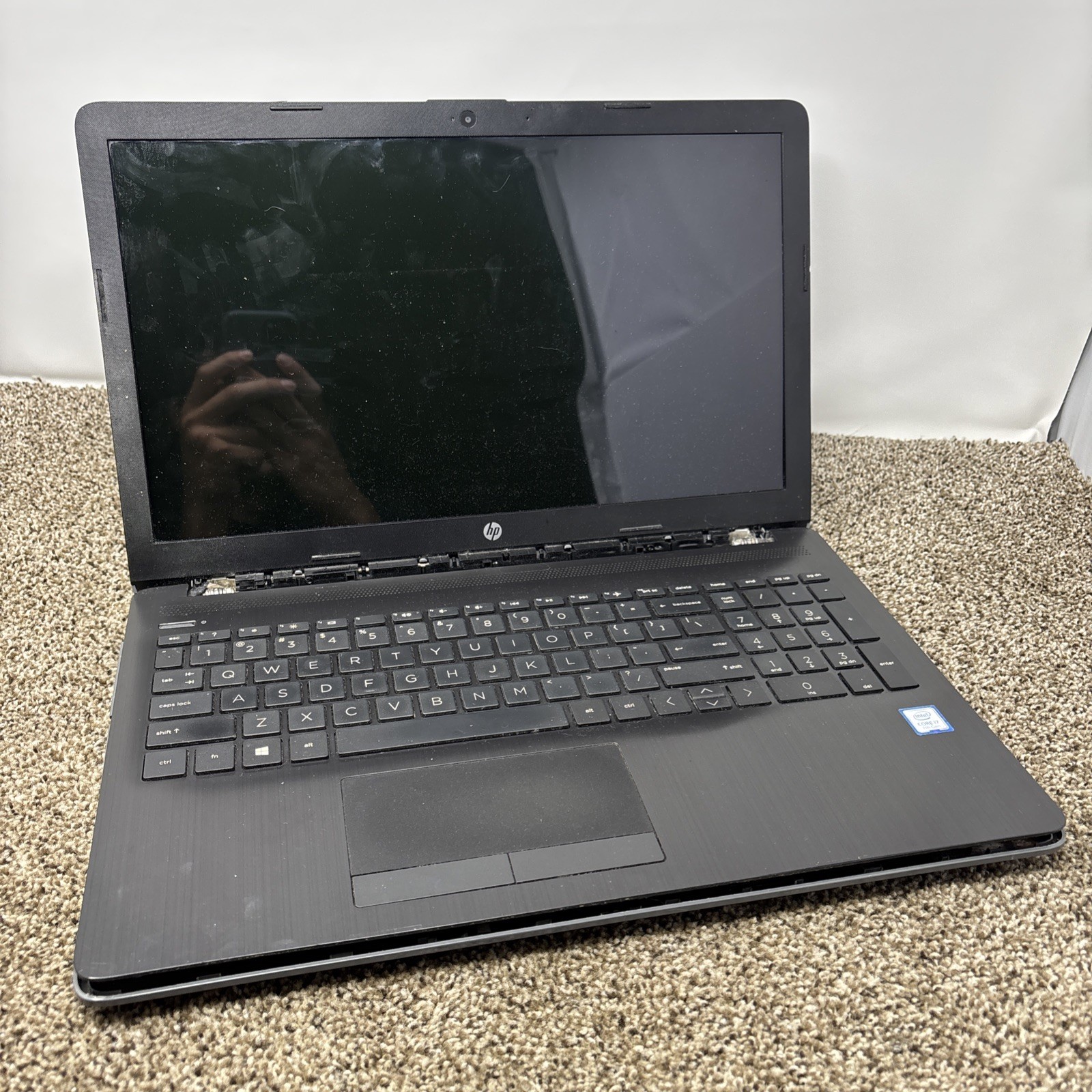 HP 15-DA0081OD Laptop i7 7th Gen DESTROYED FOR PARTS ONLY!