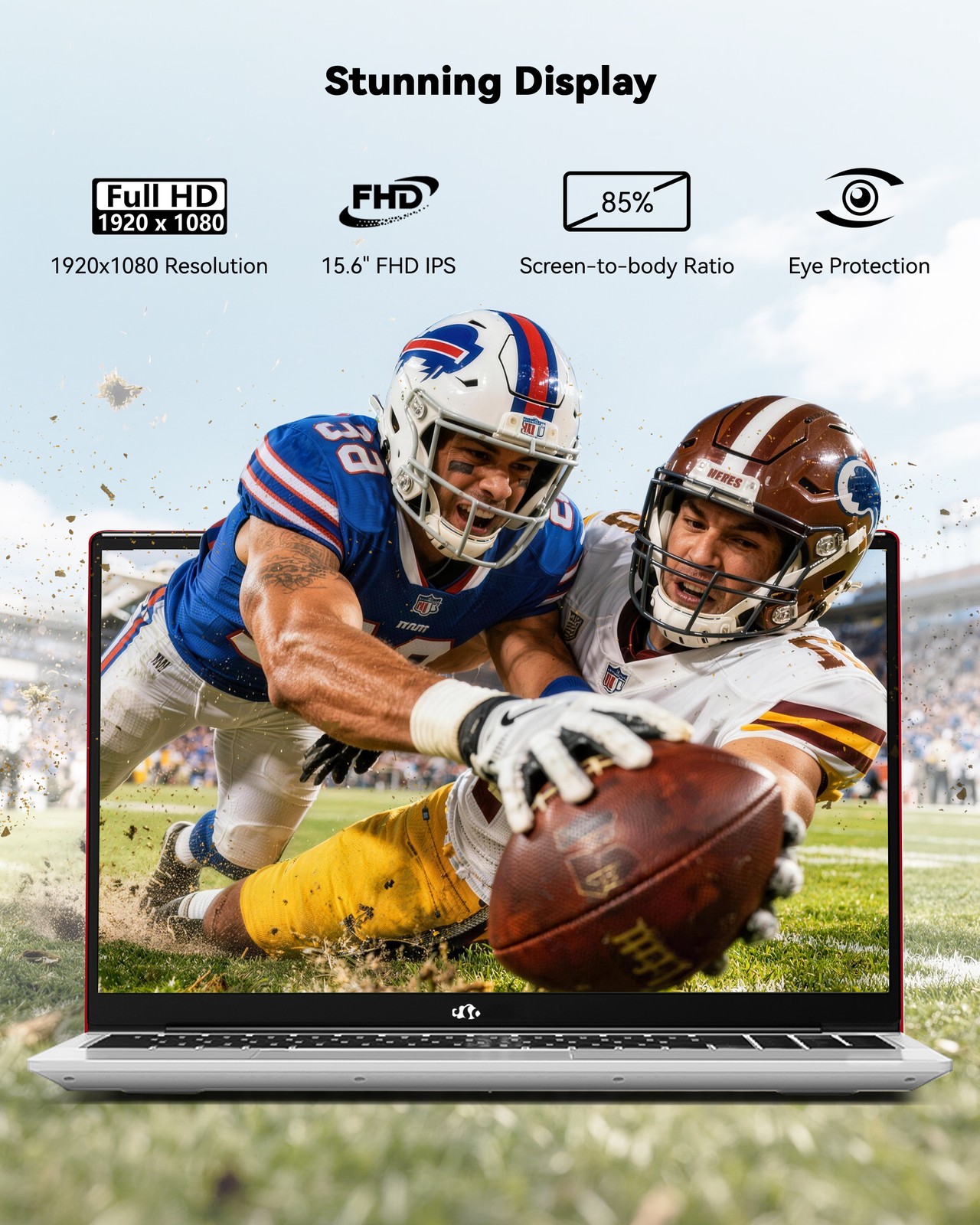 NIMO 15.6” IPS FHD Laptop 8GB RAM 256GB SSD AMD Ryzen 5 Beat i5-1135G7, 4 Cores