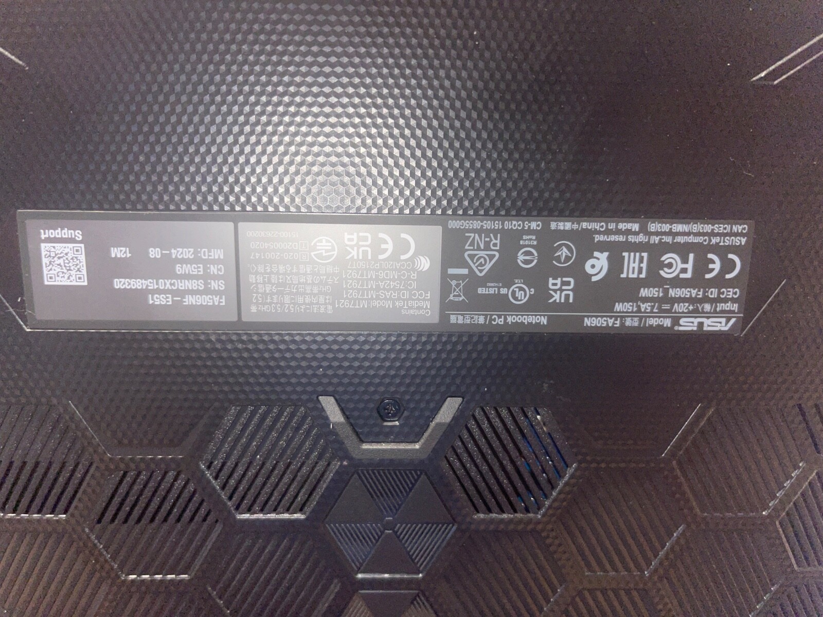 asus tuf a15 gaming laptop
