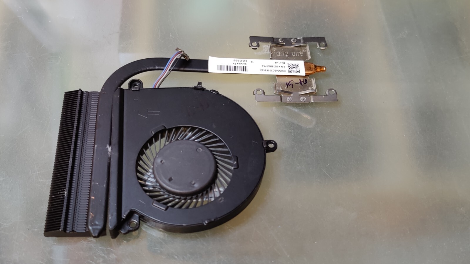 HP 15-AU FAN HEATSINK HEATSINK 45G34HSTP50 859633-001 47G3TP203