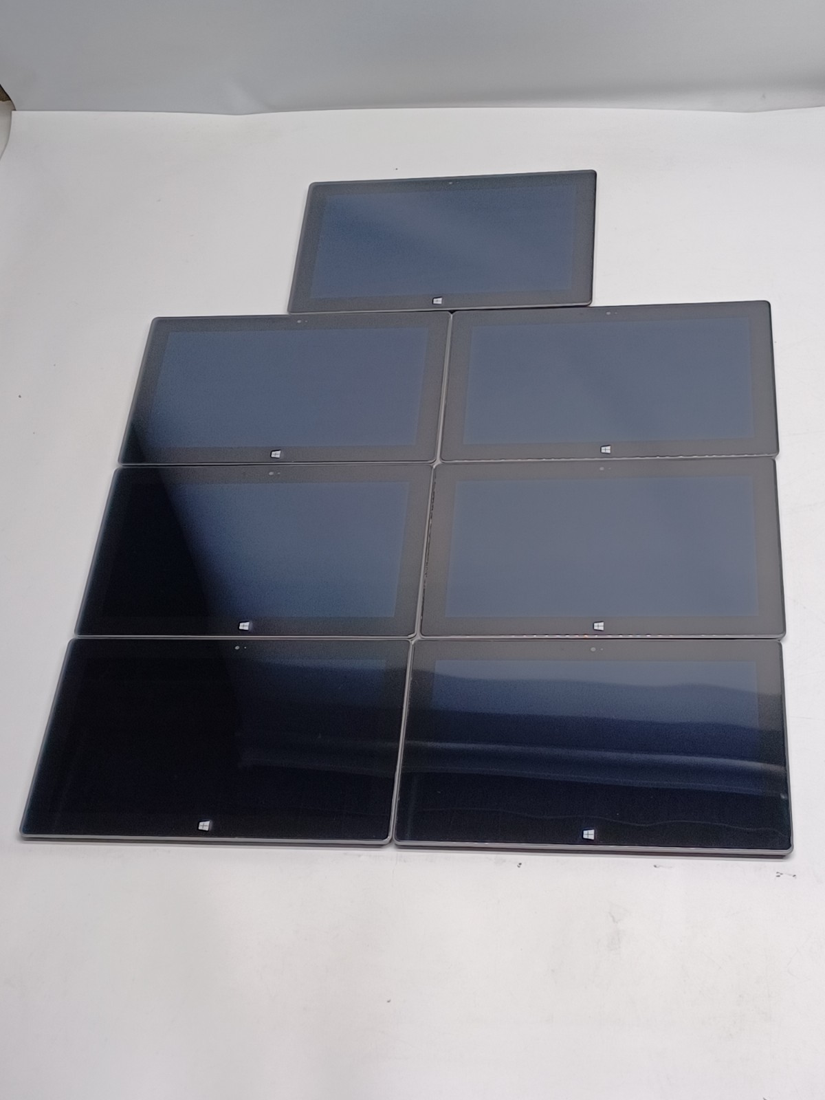 Lot of 7 damaged Microsoft Surface RT 1516 Tablets for parts/ repair