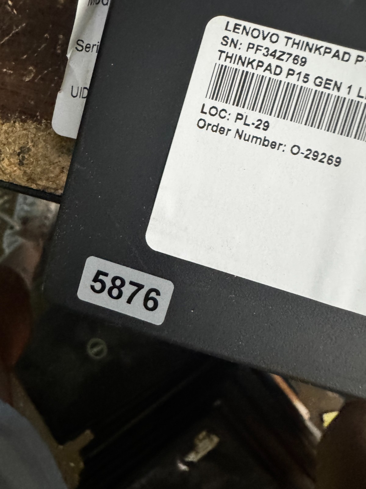 Lenovo ThinkPad P15s Gen 1 Core I7-10510 500GB SSD 16GB RAM *READ #5876