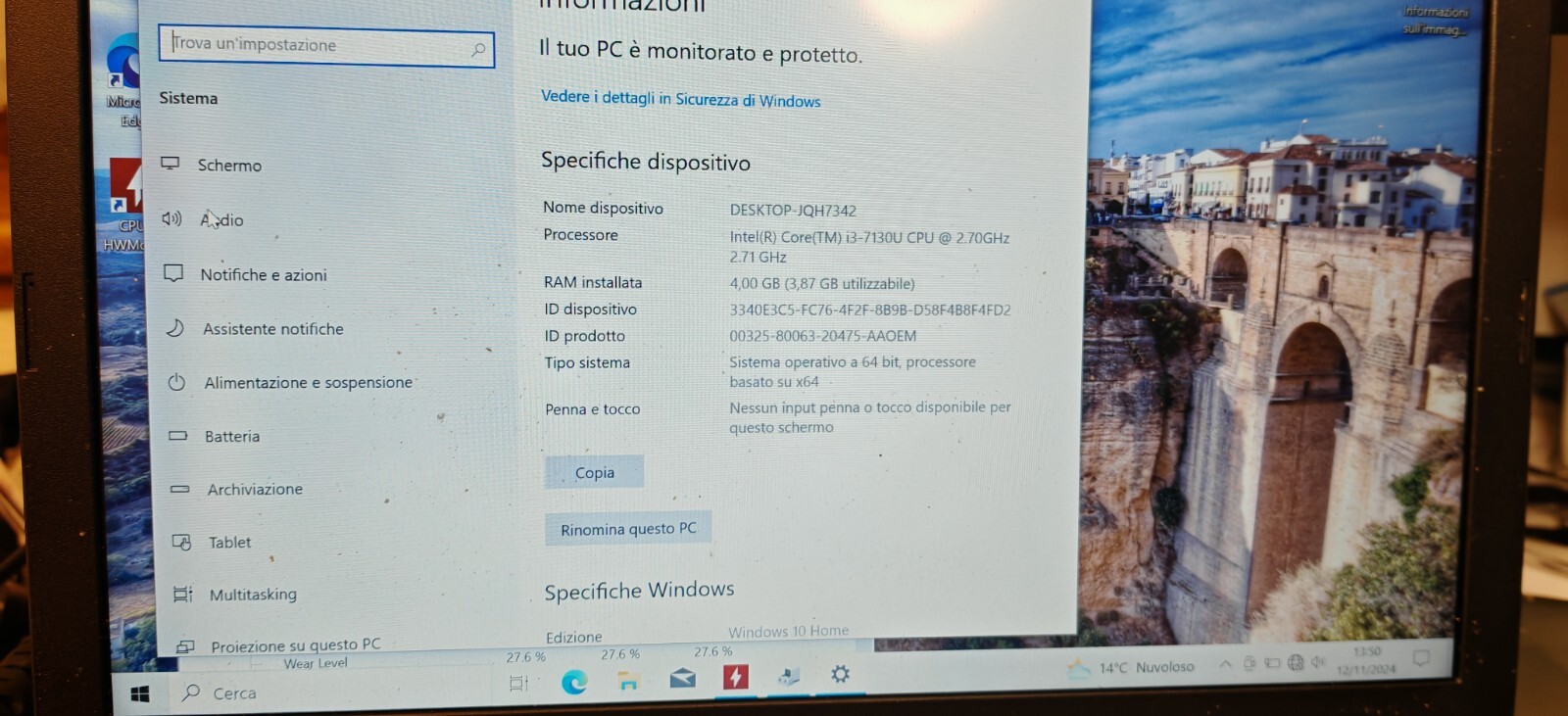 ACER E5-475 P-249 MOTHERBOARD DA0Z8VMB8E0 INTEL I3-7130U INTEL HD 620 #