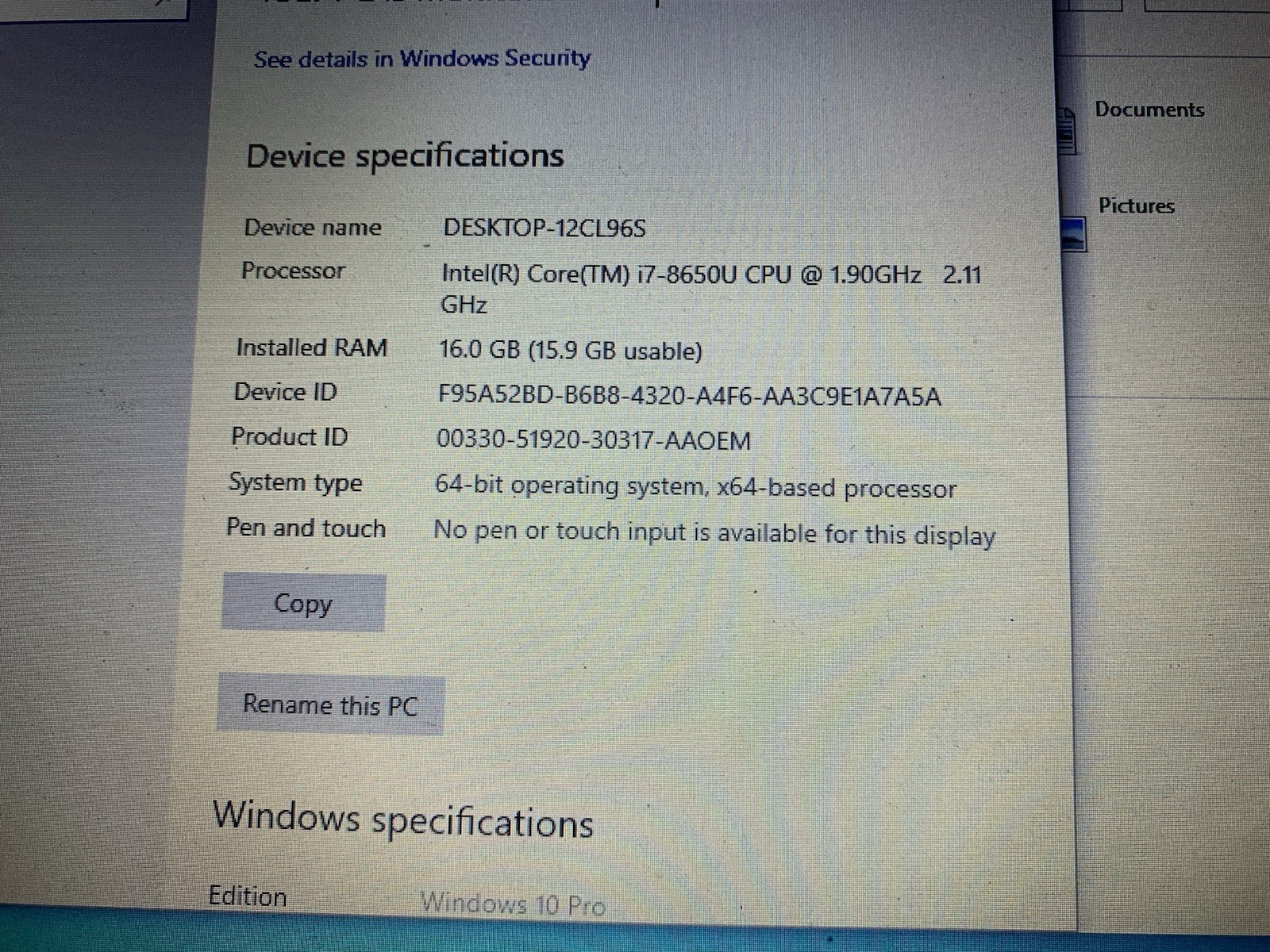 Dell LATITUDE 5290 Laptop | i7-8650U @ 1.90GHz 16GB RAM 512GB SSD #2