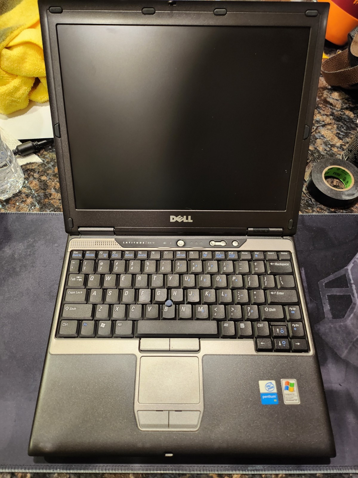 Dell Latitude D410 Pentium M Windows XP 128GB SSD Working Dock AC Wifi 2GB Ram