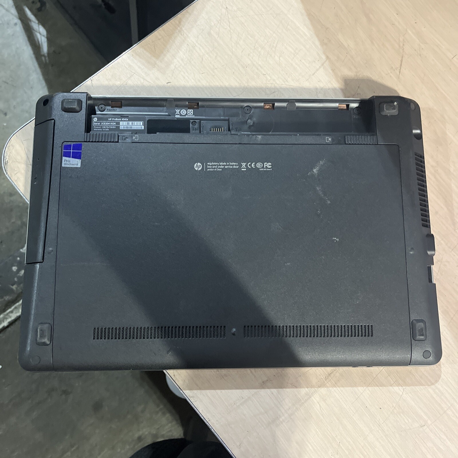 HP PROBOOK 4540S INTEL CORE I3-3110M 2.40GHZ 4GB RAM NO HD 8