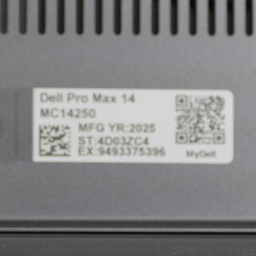 Dell Pro Max 14 MC14250 14″ 1TB 2.2GHz 32GB RAM Intel Core Ultra 7 (H90001236)