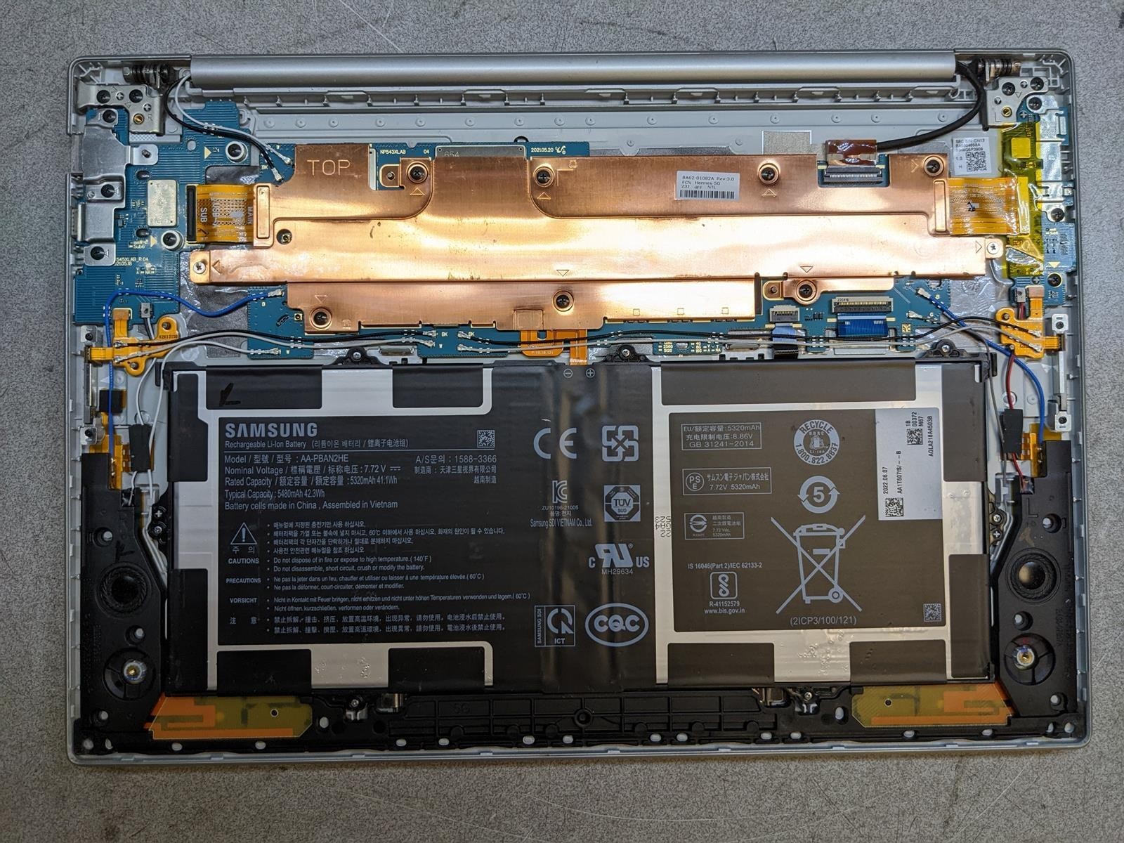 SAMSUNG NP545XLA QUALCOMM SNAPDRAGON 8CX GEN 2 @ 3.5GHz,8GB RAM, 128GB SSD-PARTS
