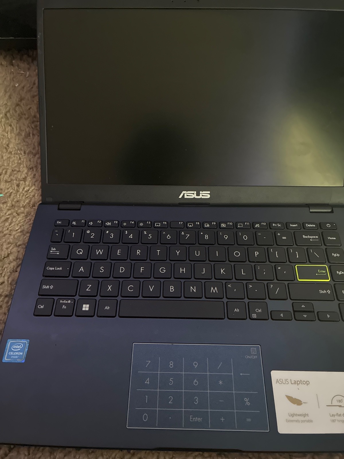 ASUS E210 11.6″ (64GB eMMC, Intel Platinum N, 2.80 GHz, 4GB) Laptop – Star Black