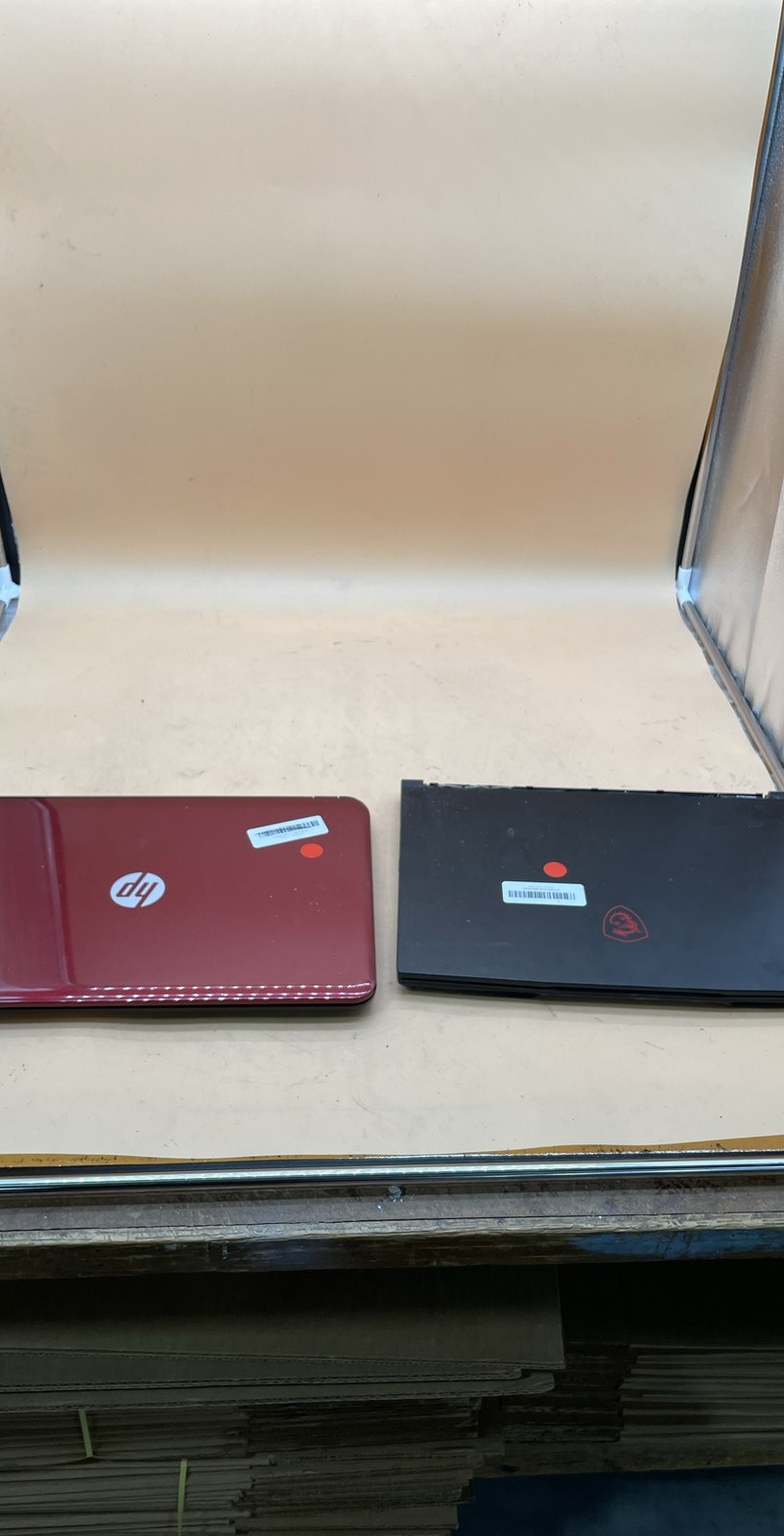 MSI GF63 15.6-inch & HP 15-r227cy 15.6-inch Laptop No HDD for Parts or Repair