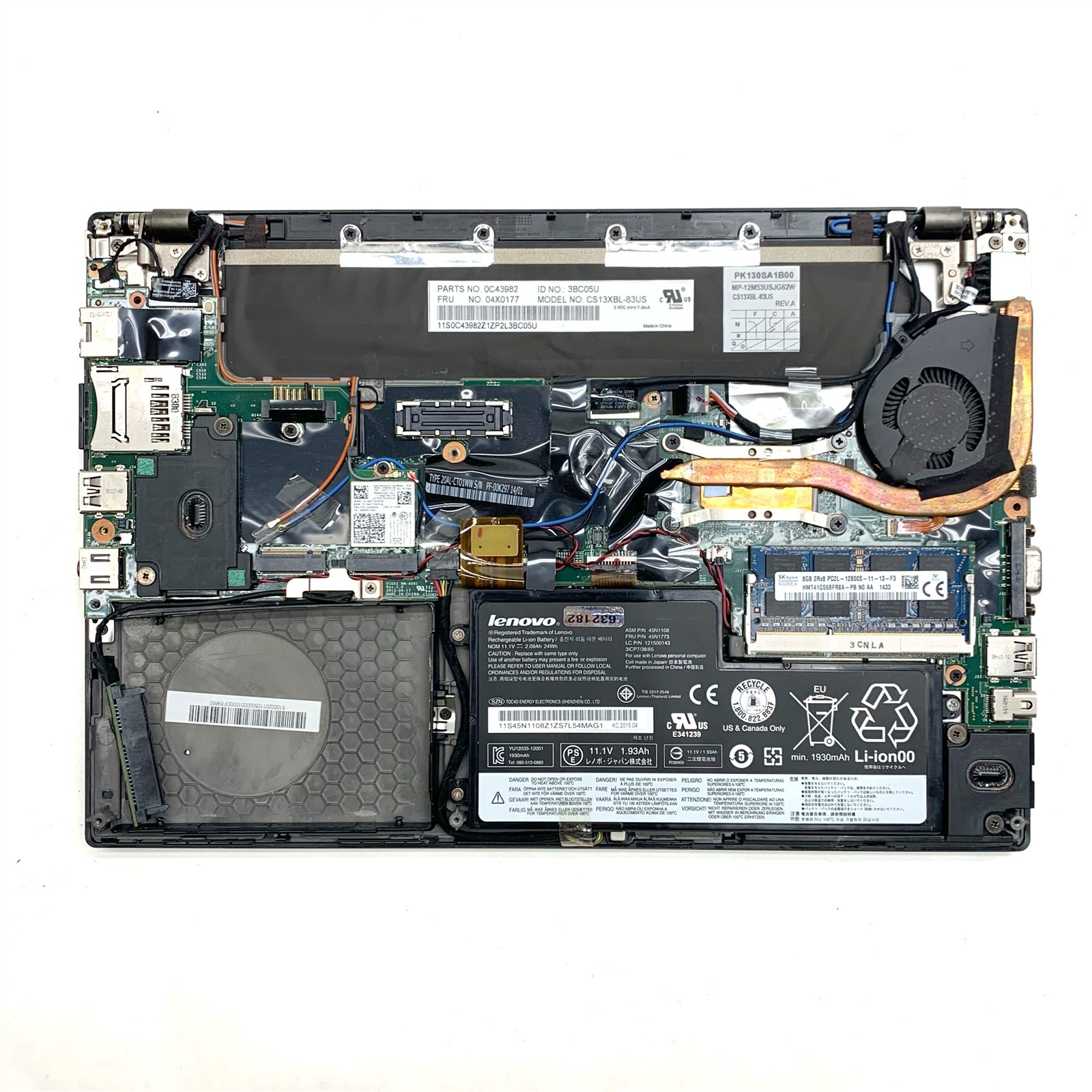 Lenovo Thinkpad x240 12″ Intel i5-4300U 1.90GHz 8GB DDR3 Boot Issue For Parts