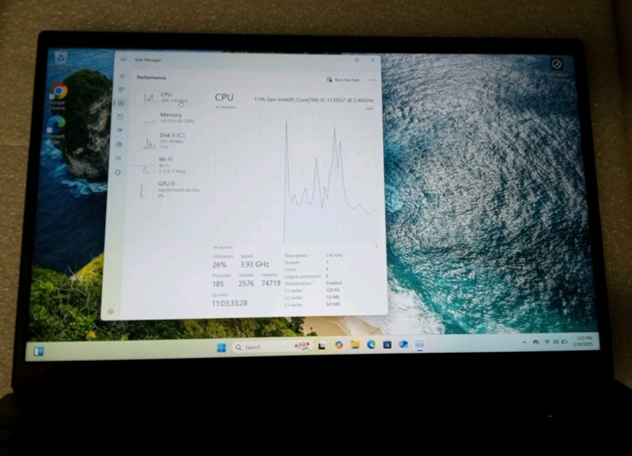 Lenovo ThinkBook 15 G2 i5-1135G7 2.4GHz 15″ 16GB SSD 512GB Ssd Touchscreen