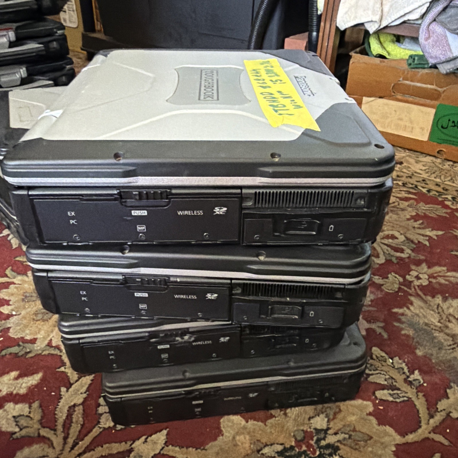 4 Panasonic CF-31 all 4 have windows 11 pro new batt hdd/ssd and ram included