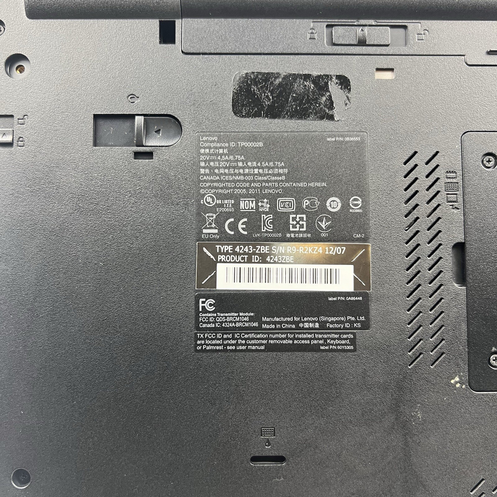 Lenovo ThinkPad T520 Intel i7-2640M 8GB 320GB HDD Win 11 w/ Charger|ELP65, READ