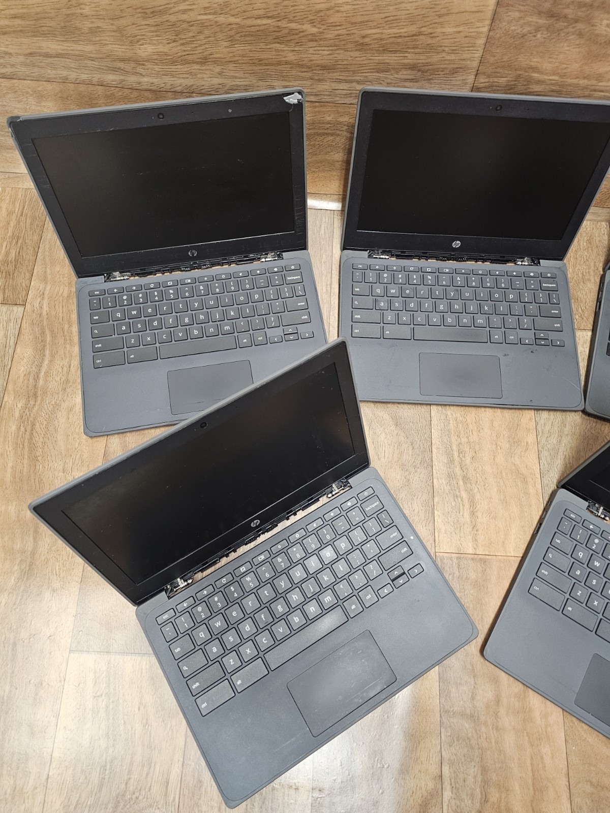 Lot of 10 HP Chromebook 11A G8 EE 11.6″ A4-9120C 4GB 32GB Parts Repair Locked