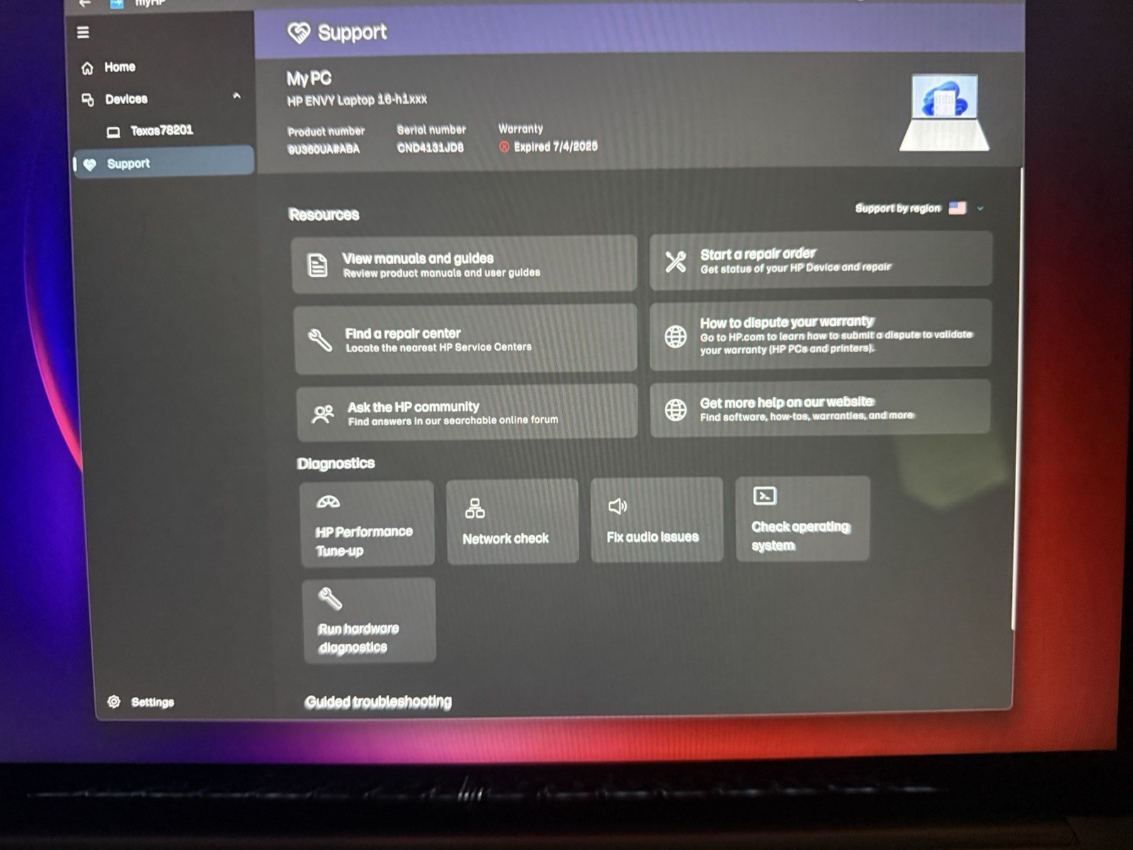 HEWLETT PACKARD ENVY 16-H1023DX